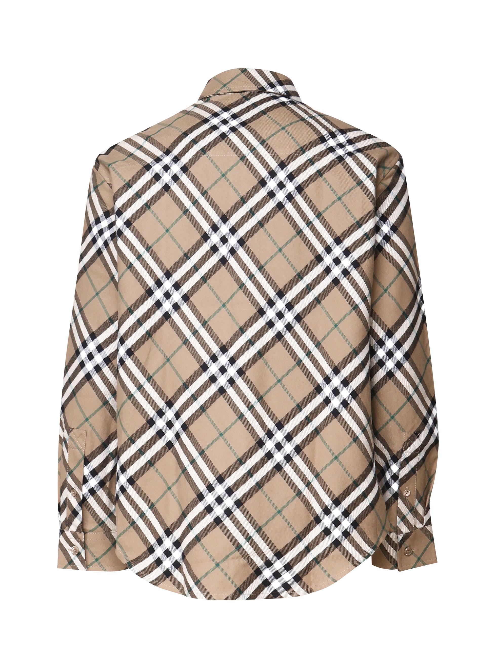 Camicia vintage check in misto lana 8095342 C1202 BURBERRY