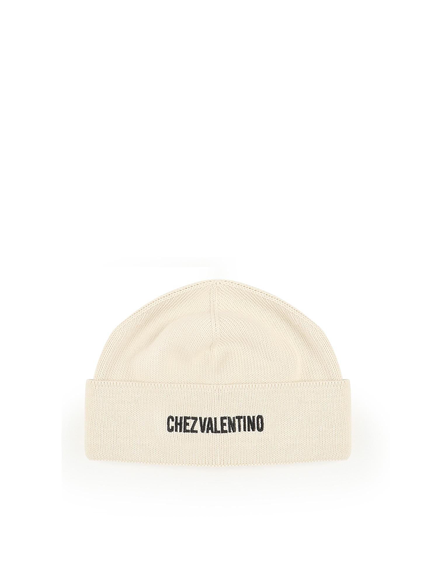 Beanie knitted Chez Valentino 7Y2HB02R FZL581 VALENTINO GARAVANI