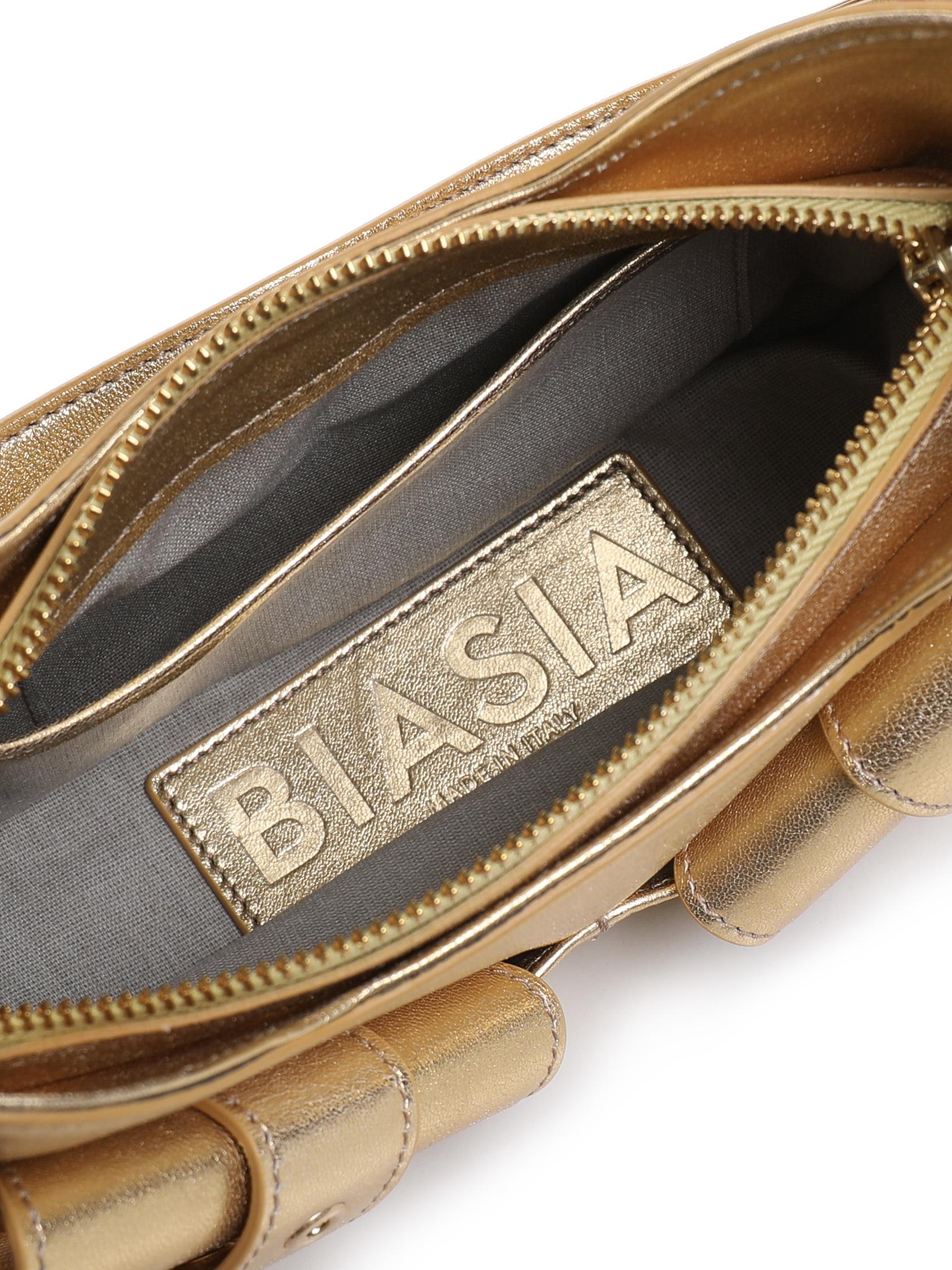 Borsa a spalla Y2K.002 FBBP70002LAM -ORO/ORO BIASIA