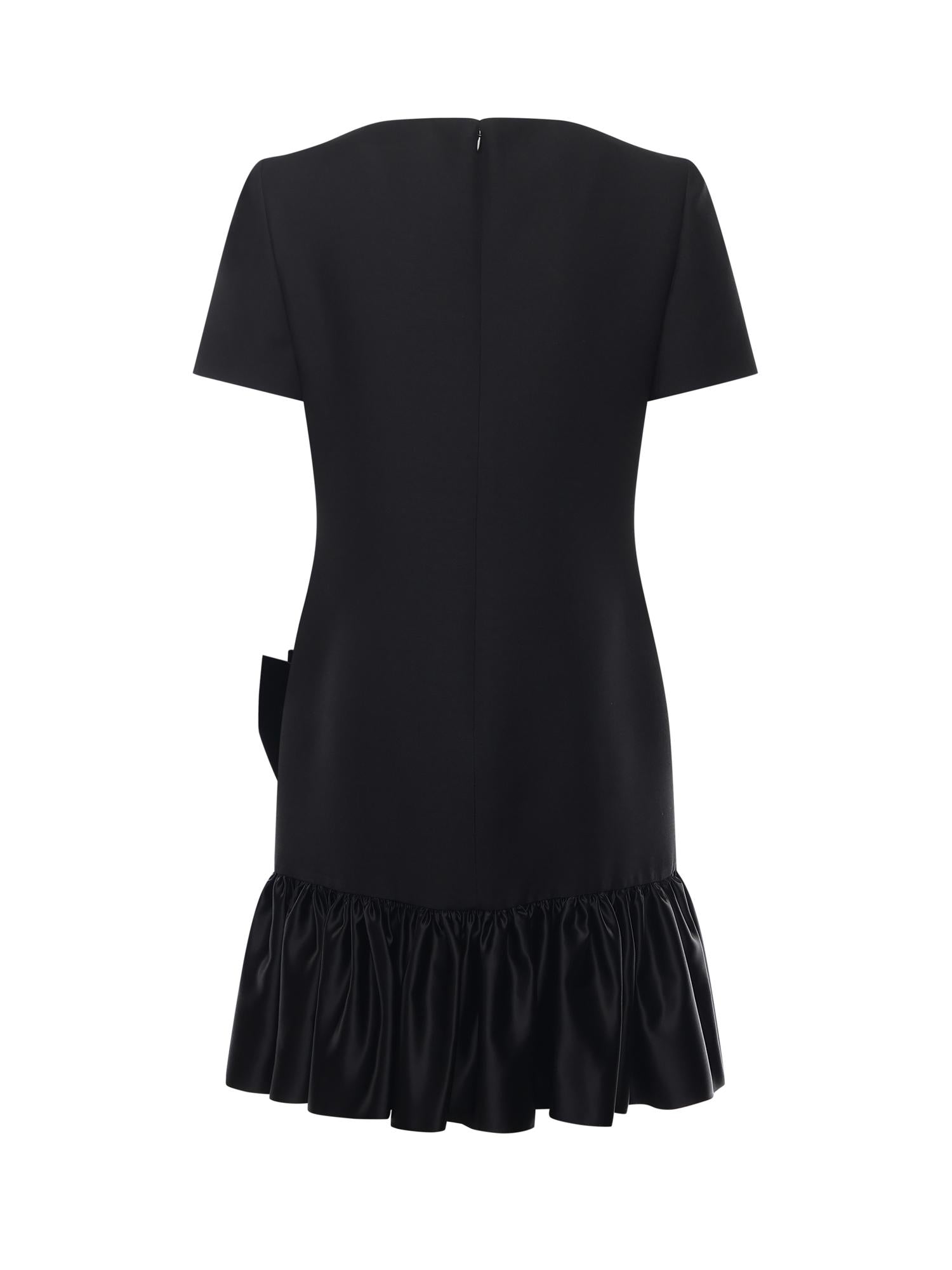 Abito corto in crepe couture 7B0VAGF8 1CF0NO VALENTINO GARAVANI