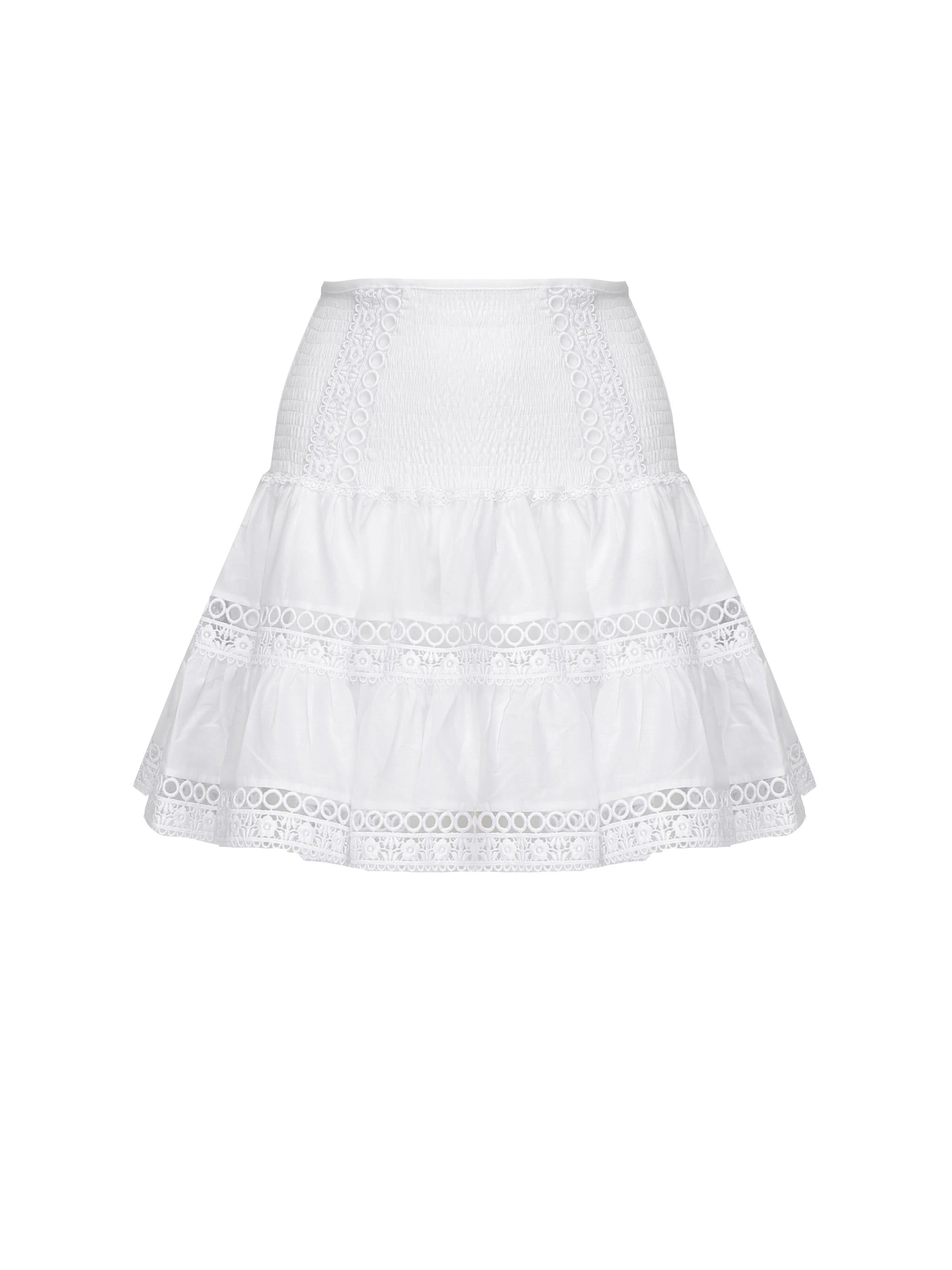 Minigonna Hortens 251401 WHITE CHARO RUIZ