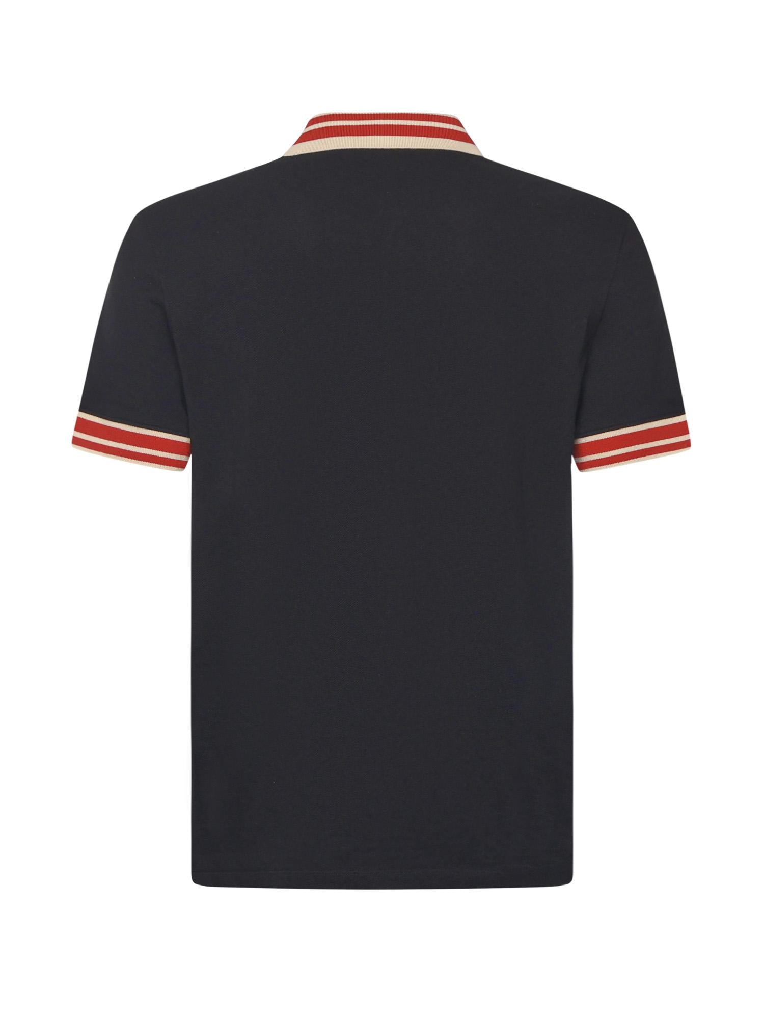Polo in piquet con patch Vlogo 7V3MH01K B190NO VALENTINO GARAVANI