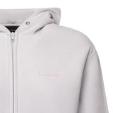 Hoodie con zip "Balenciaga Back" in pile dry 851236 TTVJ22420 BALENCIAGA