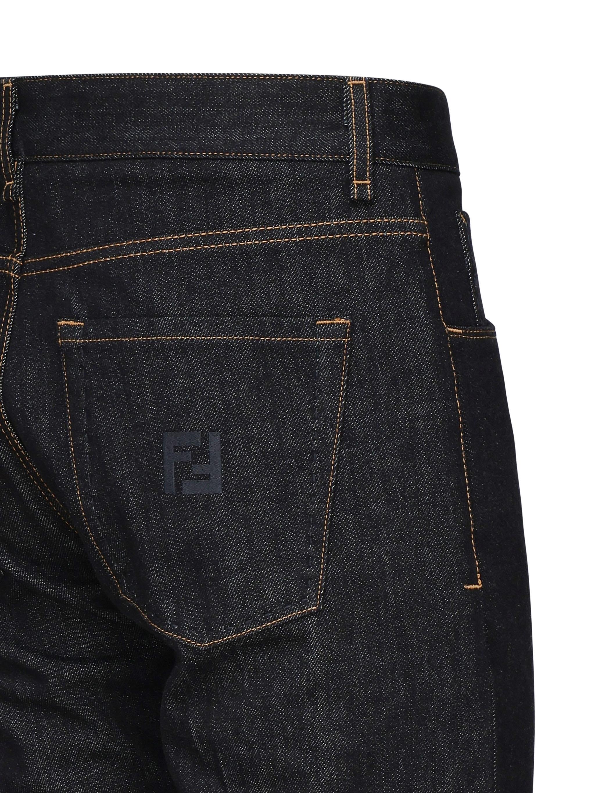 Denim selleria con logo FLP288 AUAGF1RXI FENDI