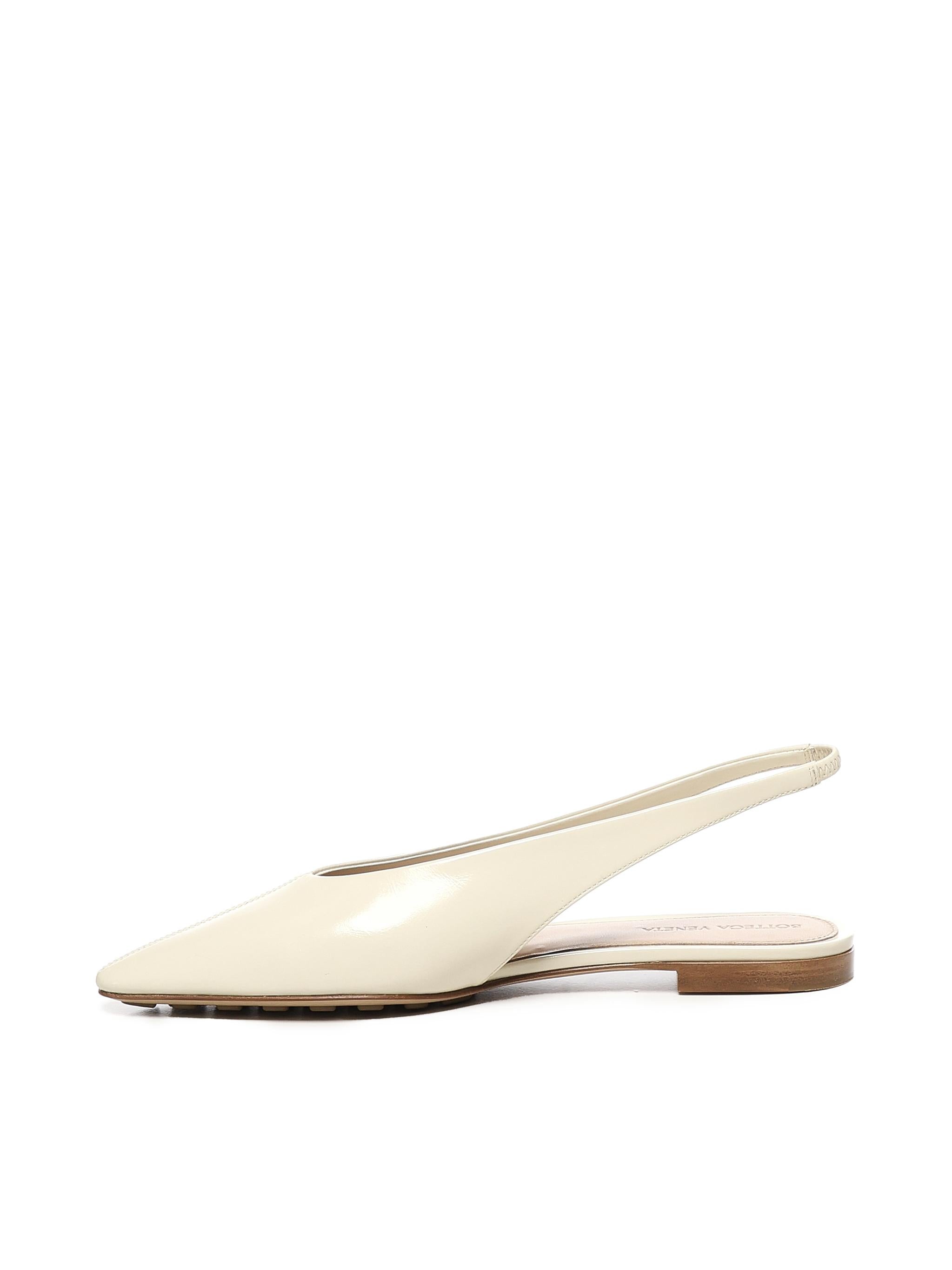 Ballerine slingback Sofia in pelle di vitello lucida 827702 V3H909031 BOTTEGA VENETA