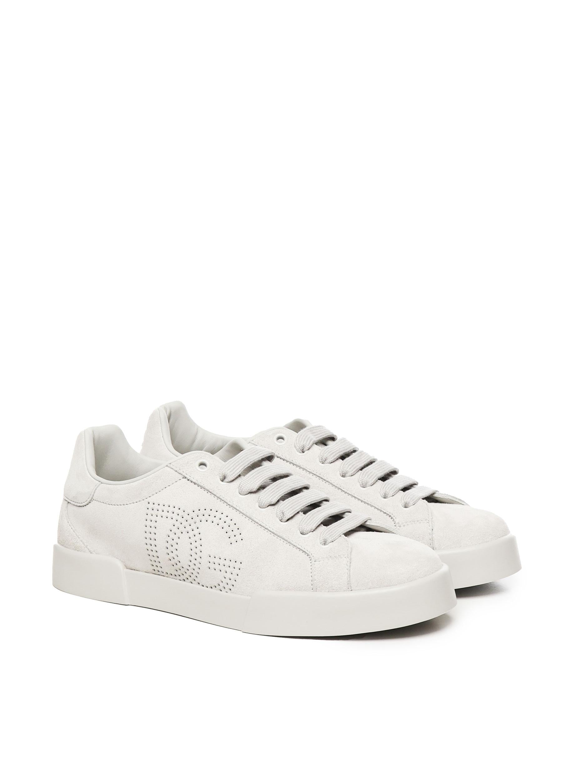Sneaker Portofino in pelle di vitello CS2324 A9T6787565 DOLCE & GABBANA