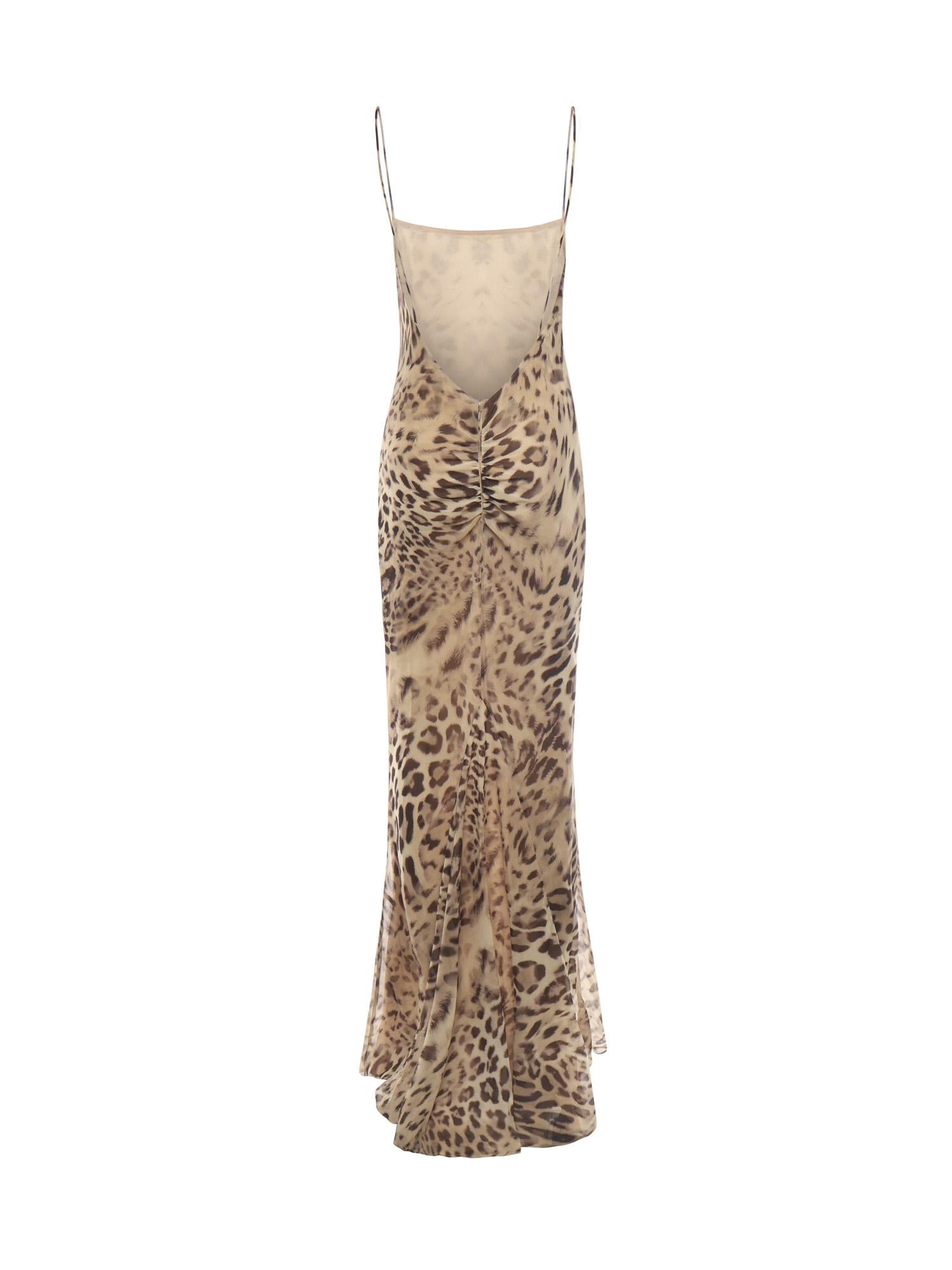 Abito lungo Ninfea T180131A TNP255ANIMALIER THE ANDAMANE