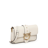 Borsa a spalla piccola Mini Love Bag Slouchy in pelle 105824 A0QOZ14Q PINKO