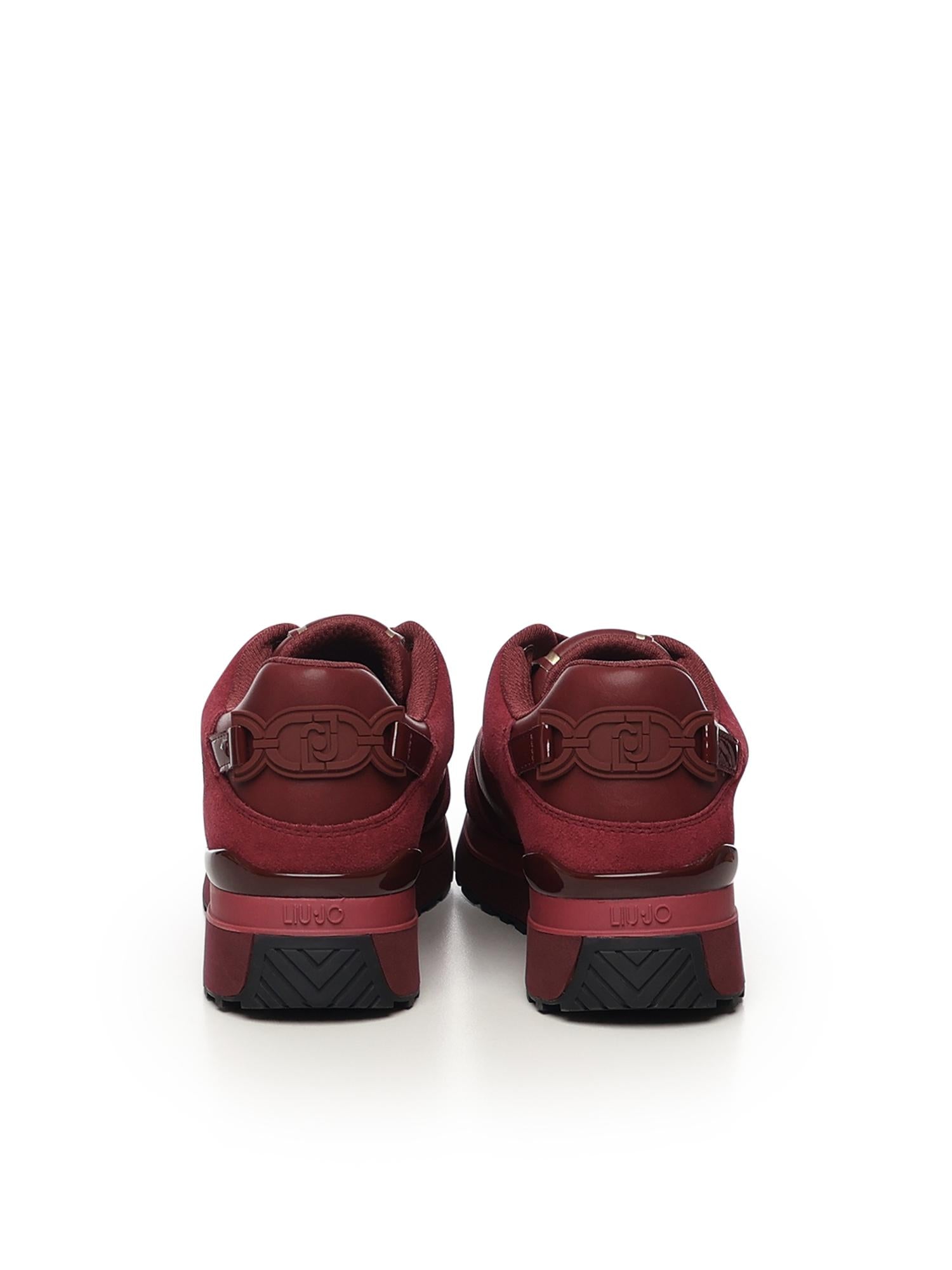 Sneakers platform in pelle<BR/> BF5005PX522 S1231 LIU JO