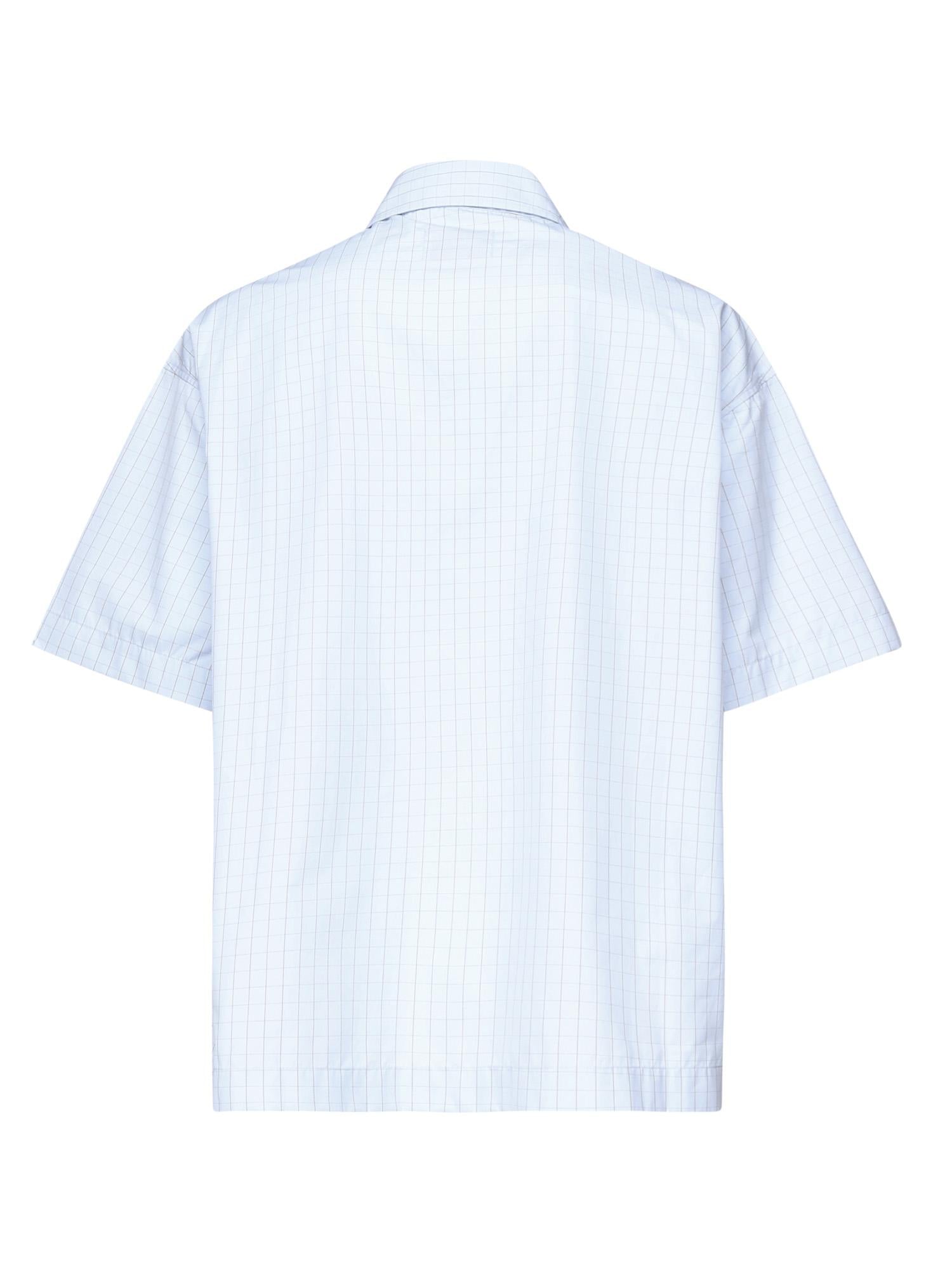 Camicia a quadri in cotone SH002002 BLU BONSAI