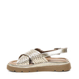 Sandalo flat Thea Tress A55379 PLATINO CARMENS