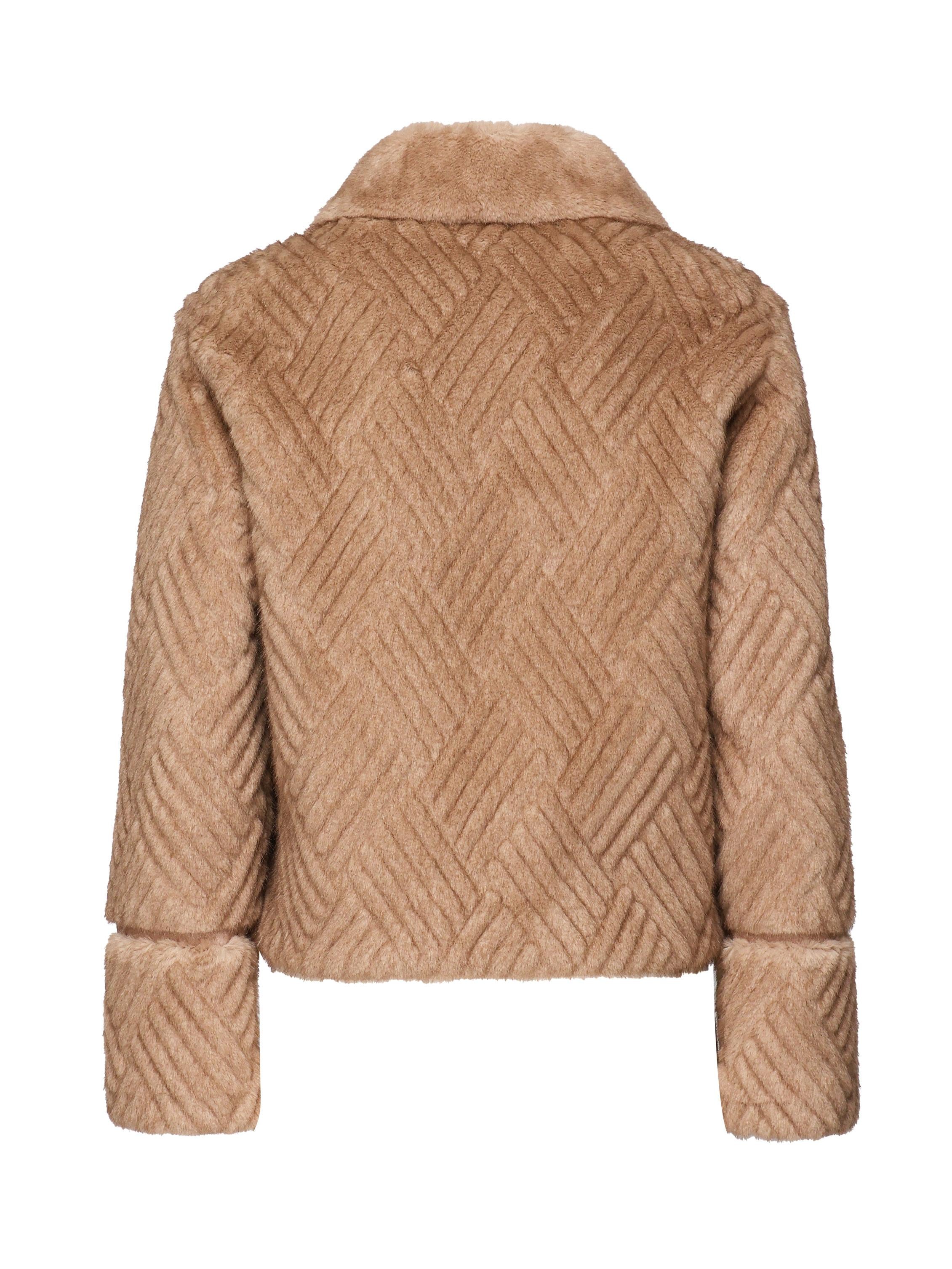 Giacca in lana <BR/> GLW4SG301 CAMEL GLOX