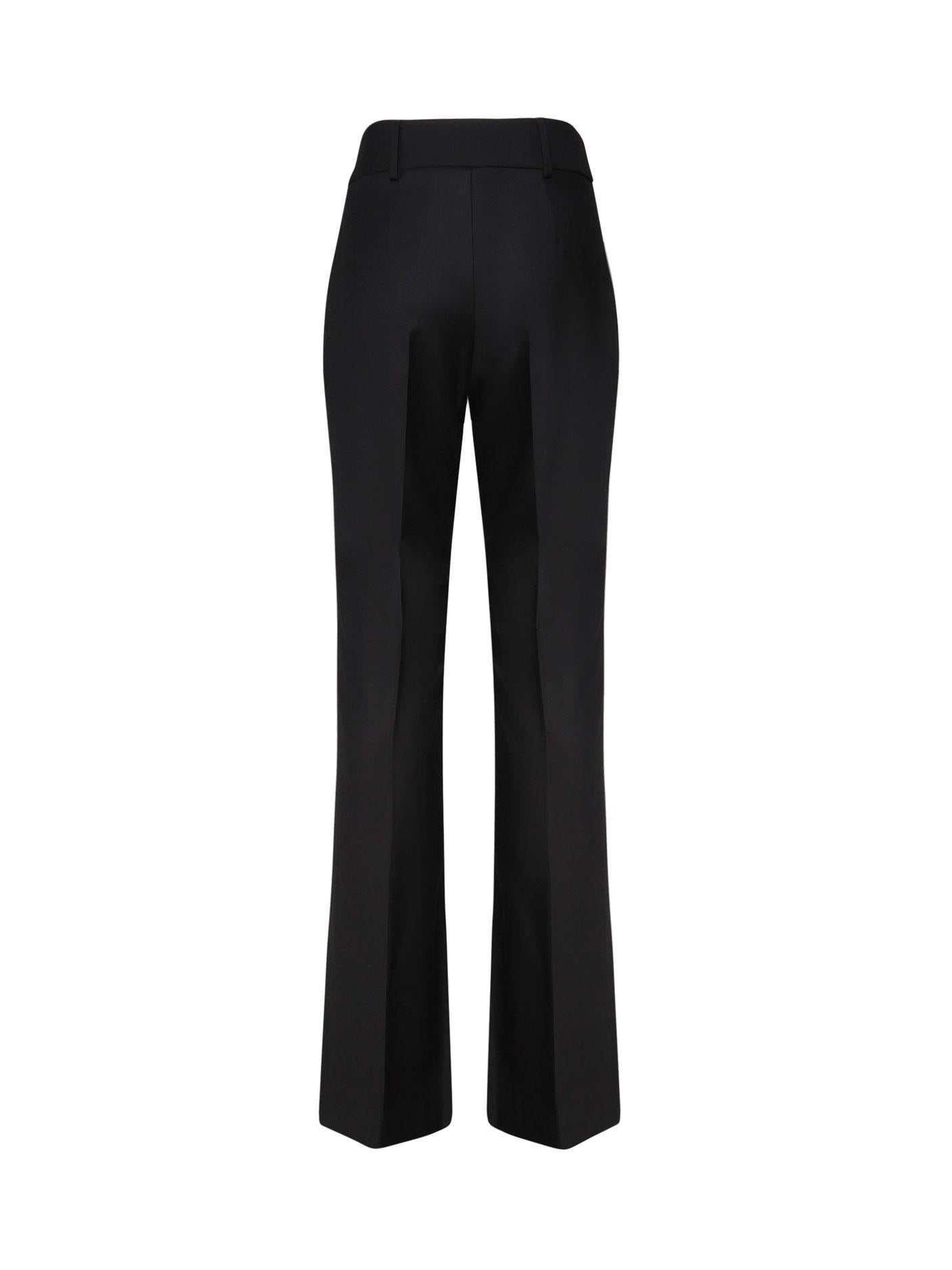 Pantaloni a zampa in lana MMD4145 NERO MARIUCCIA Milano