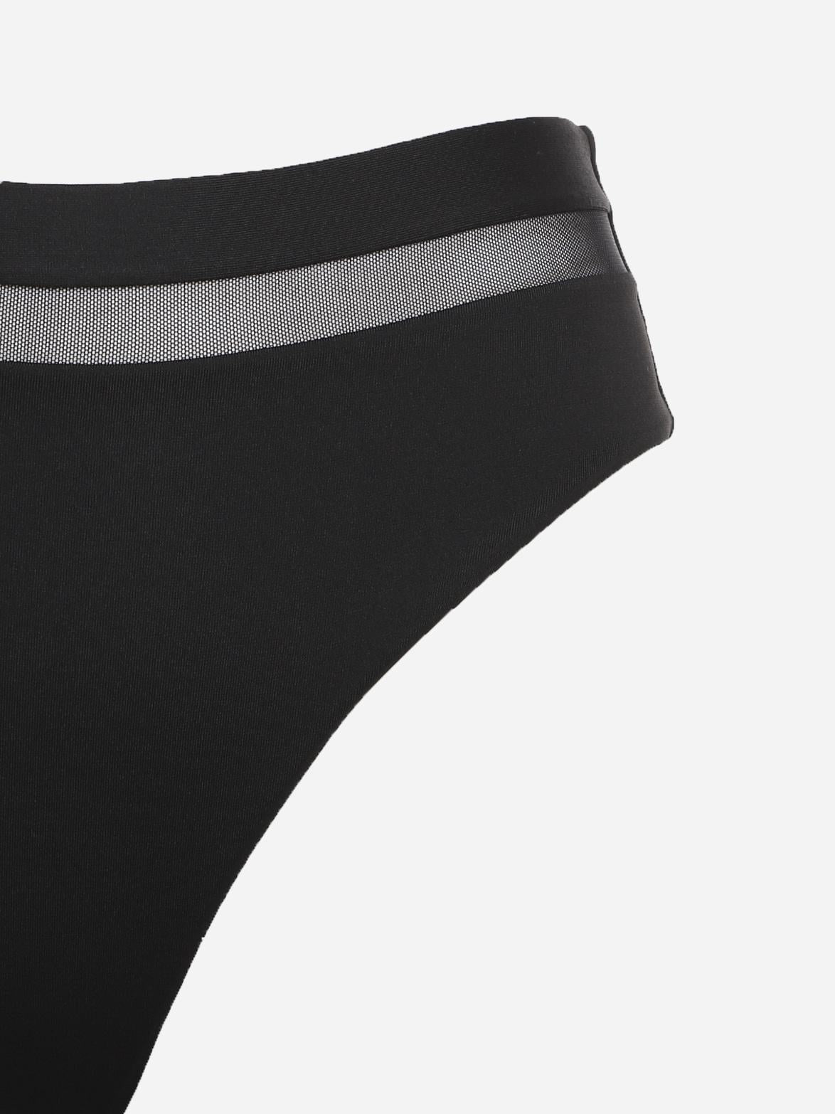 Slip bikini a vita alta con applicazione logo pe 2021 FS84L0 -F0009 FISICO