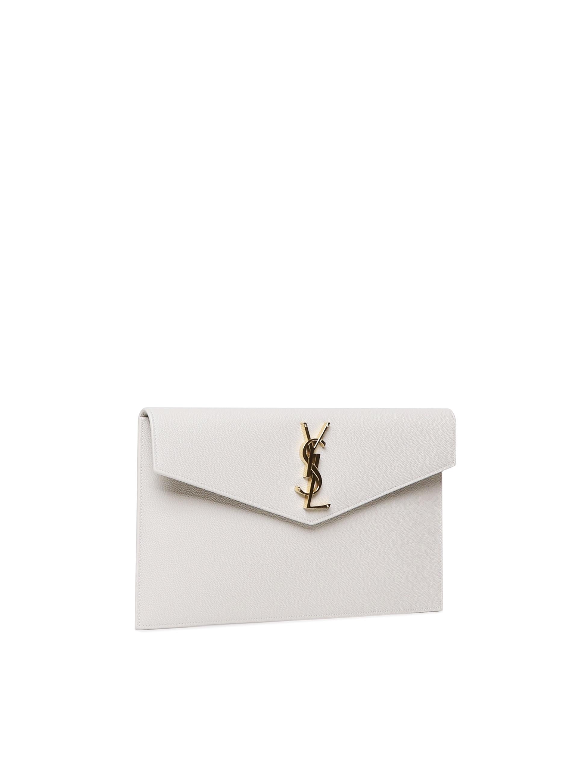 Pochette Uptown in pelle goffrata 565739 1GF0J9207 SAINT LAURENT