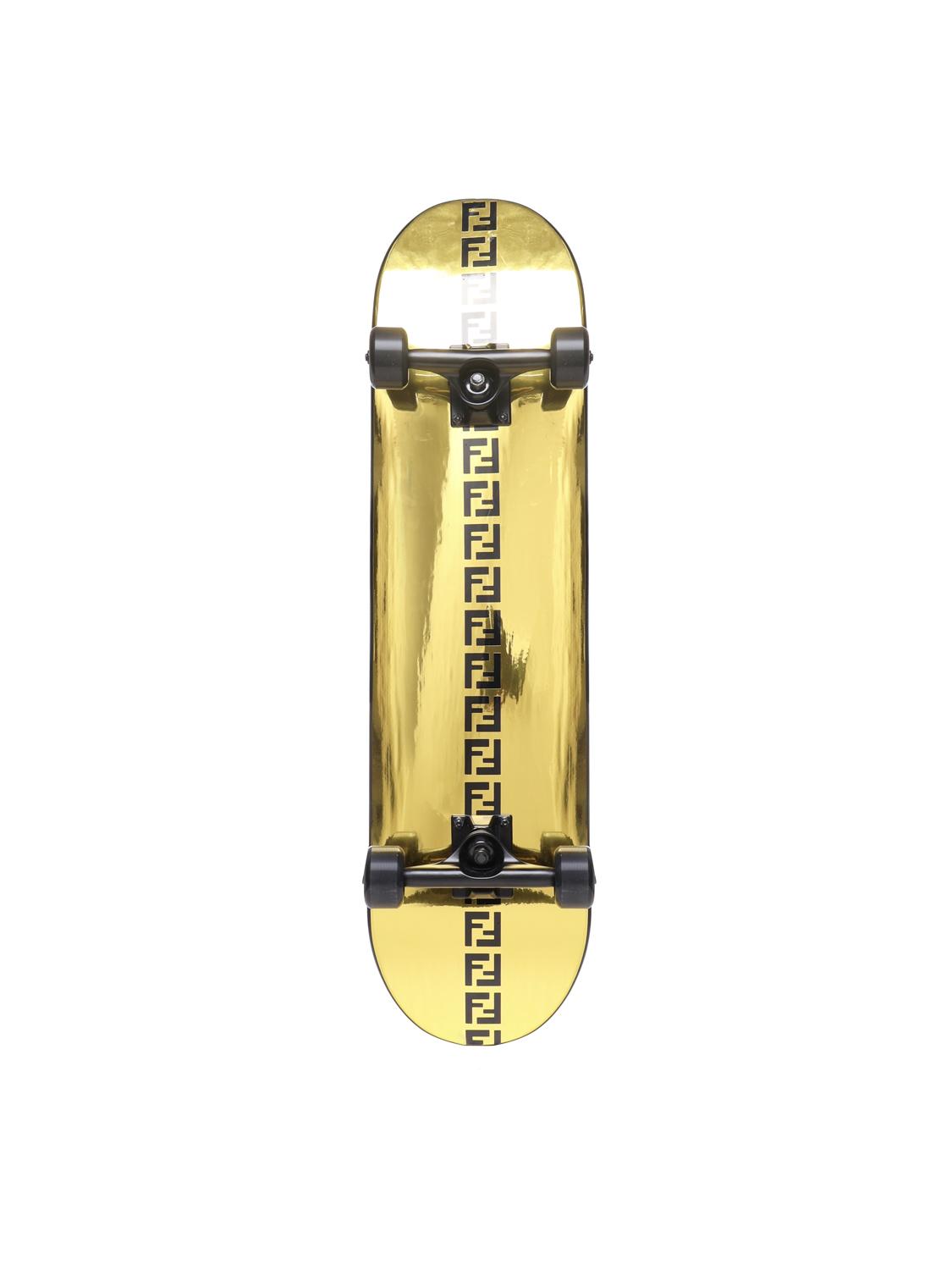 Skateboard in legno con logo a contrasto 7AS109 AJI4F0QU2 FENDI