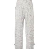 Pantaloni con strass e borchie 105984 A2XXK14 PINKO