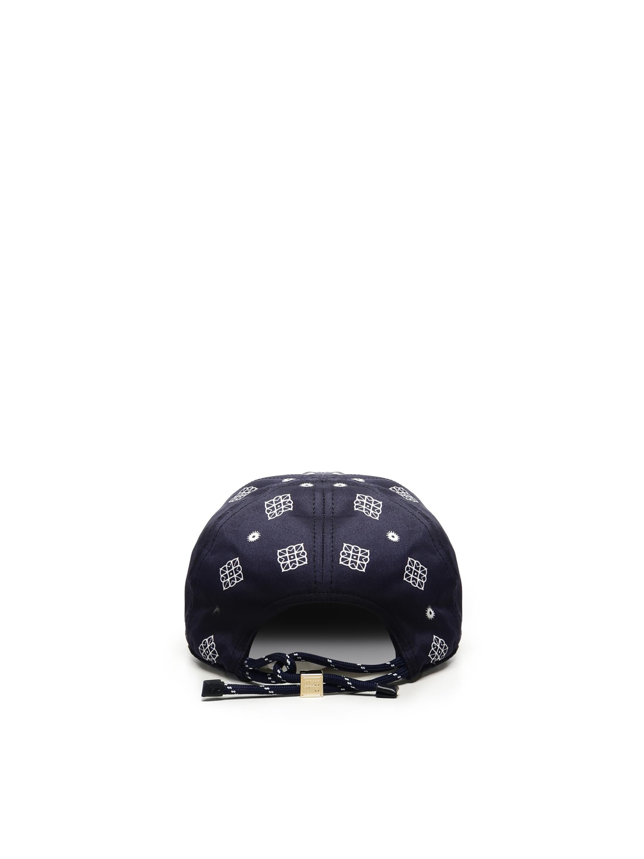 Cappello da baseball con logo 5HC369 2IC9F022X MIU MIU
