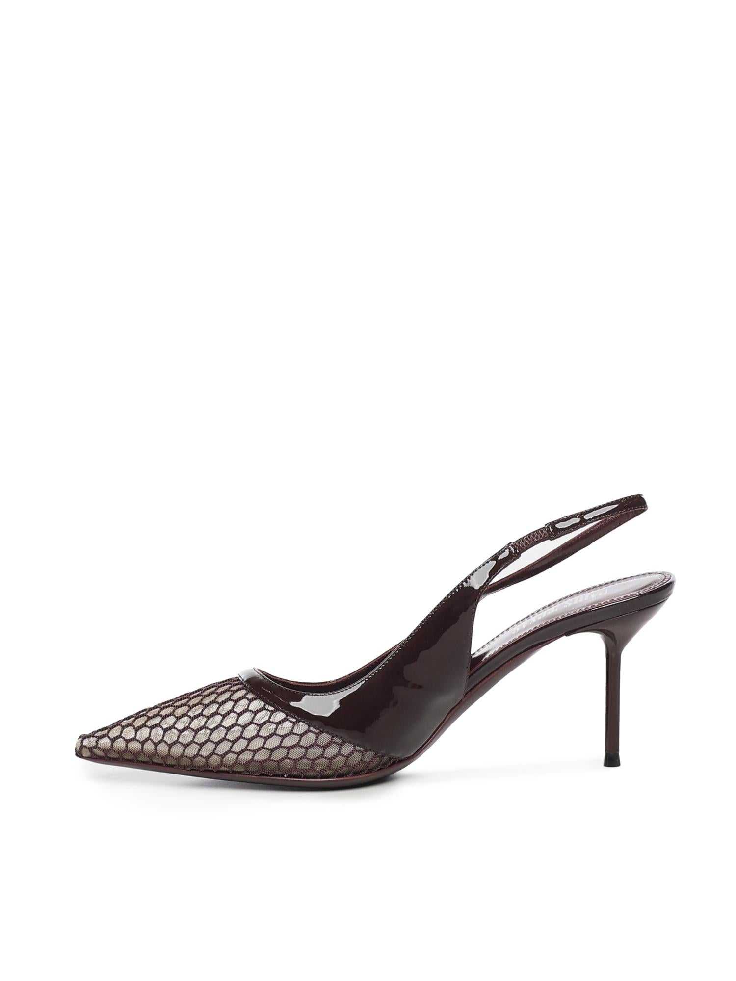 Slingback Lidia in vernice PX1622XVNMS ROUGE NOIR-DARK ROUGE NOIR PARIS TEXAS