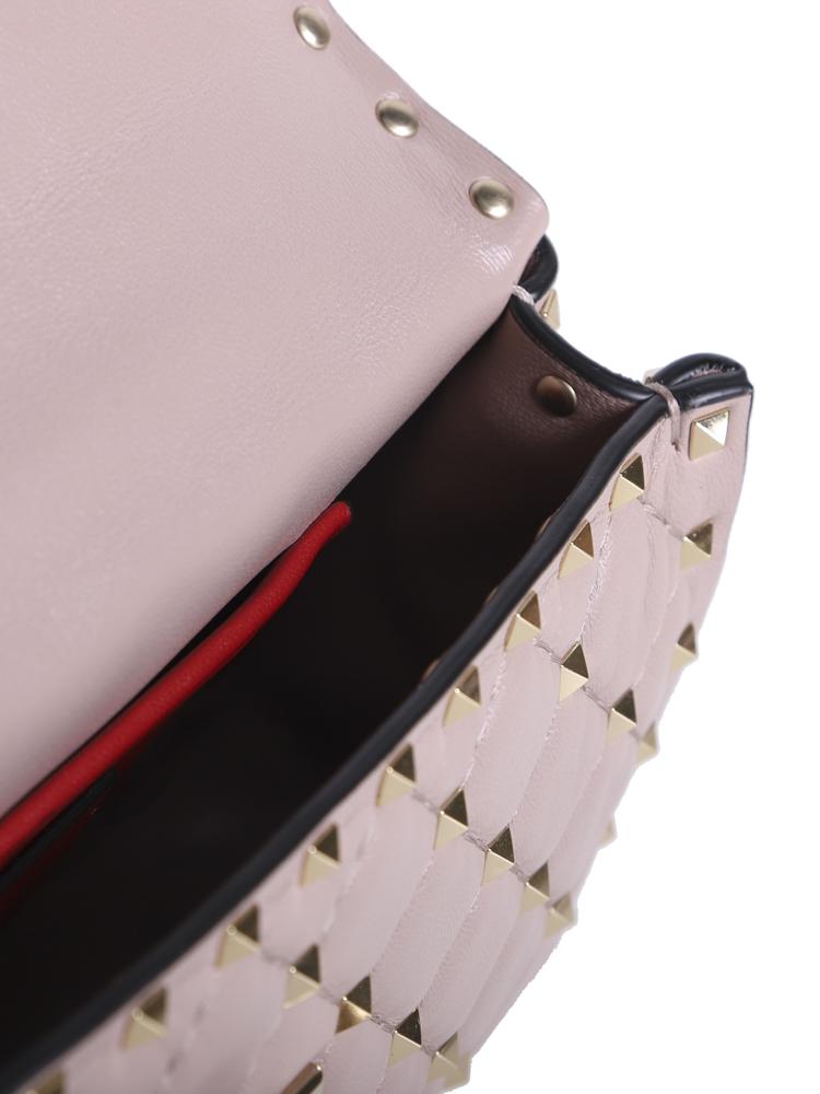 Borsa mini con catena Rockstud Spike 7W2B0123 NAPP45 VALENTINO GARAVANI