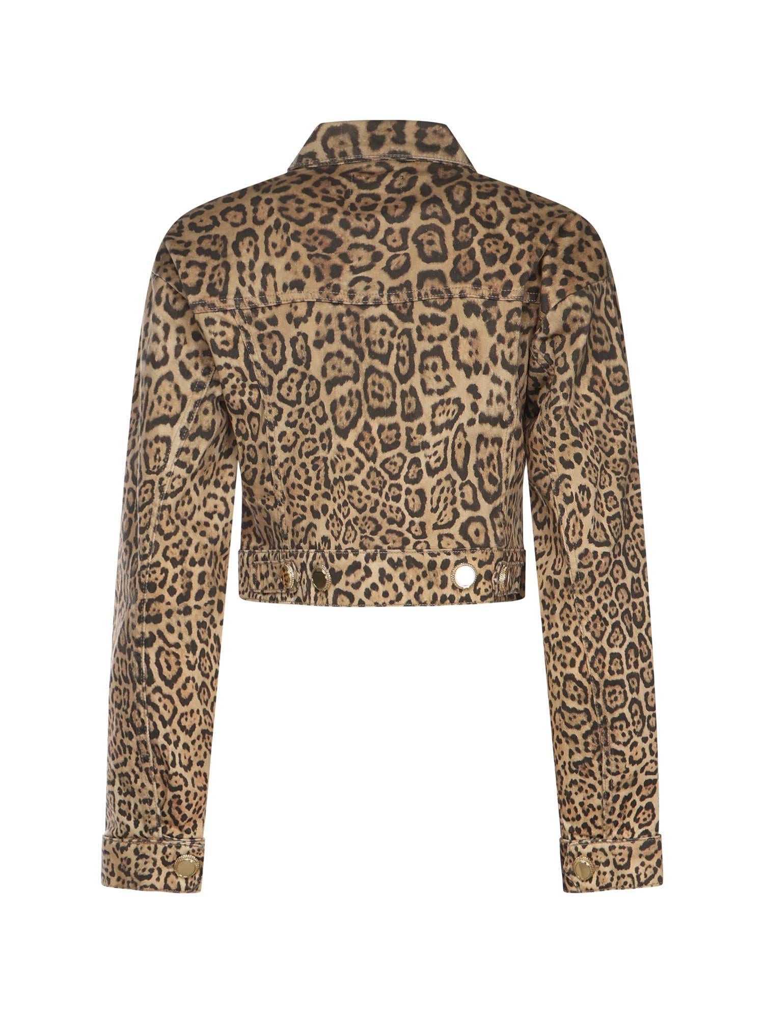 Giacca denim leopardata 5YGN14 7362AP1TO MARCIANO BY GUESS