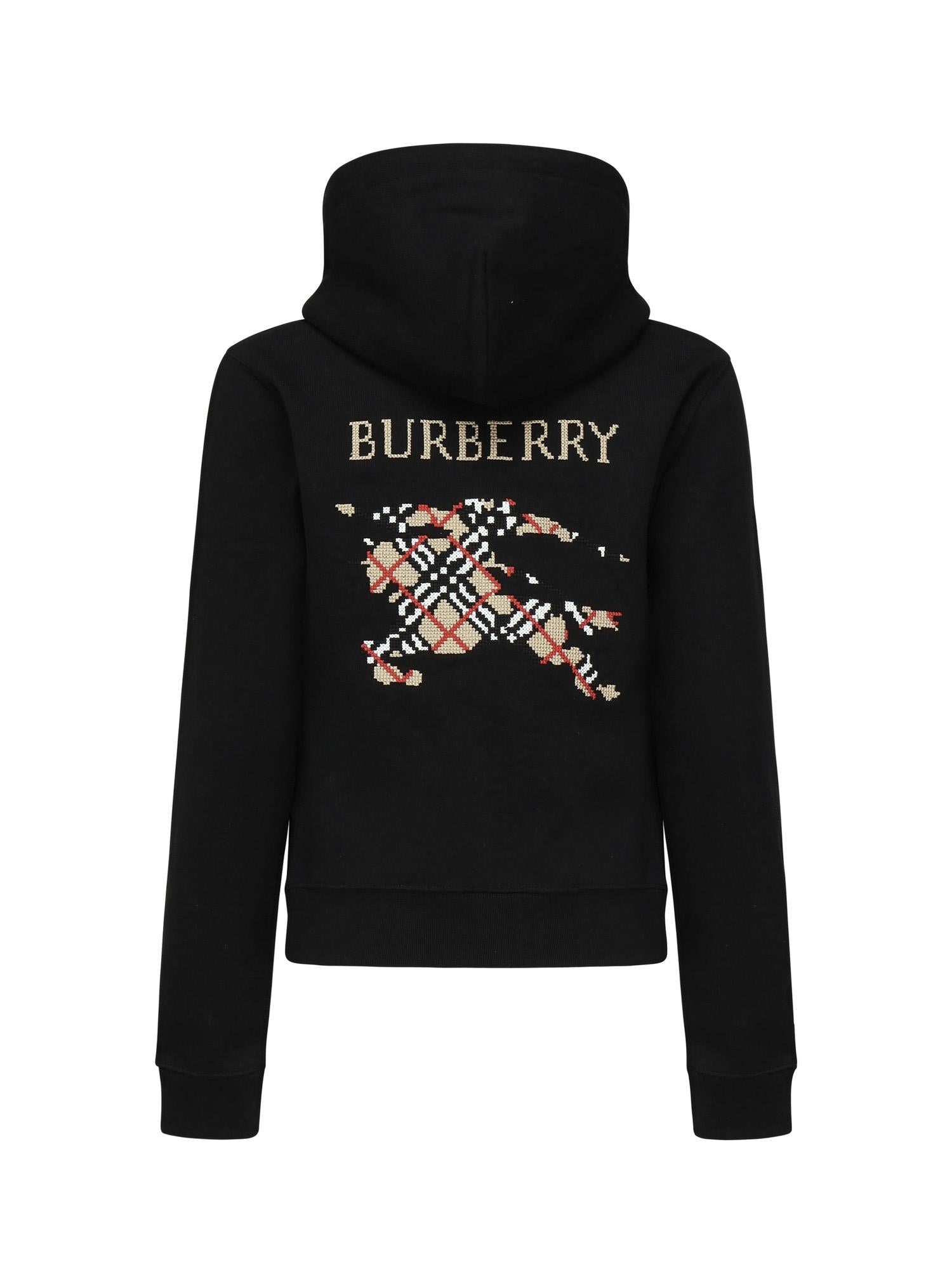 Felpa con EKD a punto croce 8110966 A1189 BURBERRY