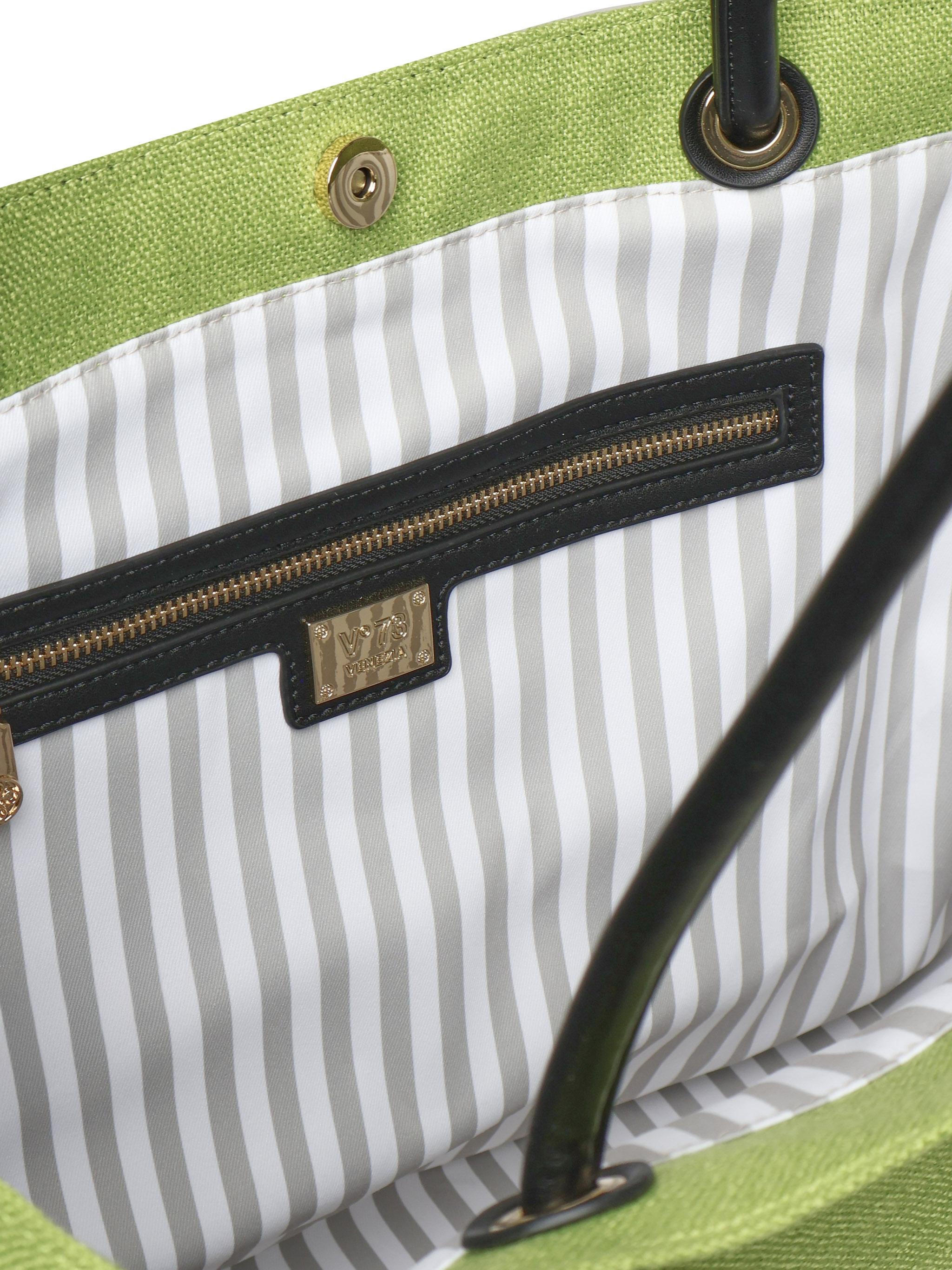 Borsa shooping Beach Club 73BS92701 BEACH CLUBLIME/NERO V° 73
