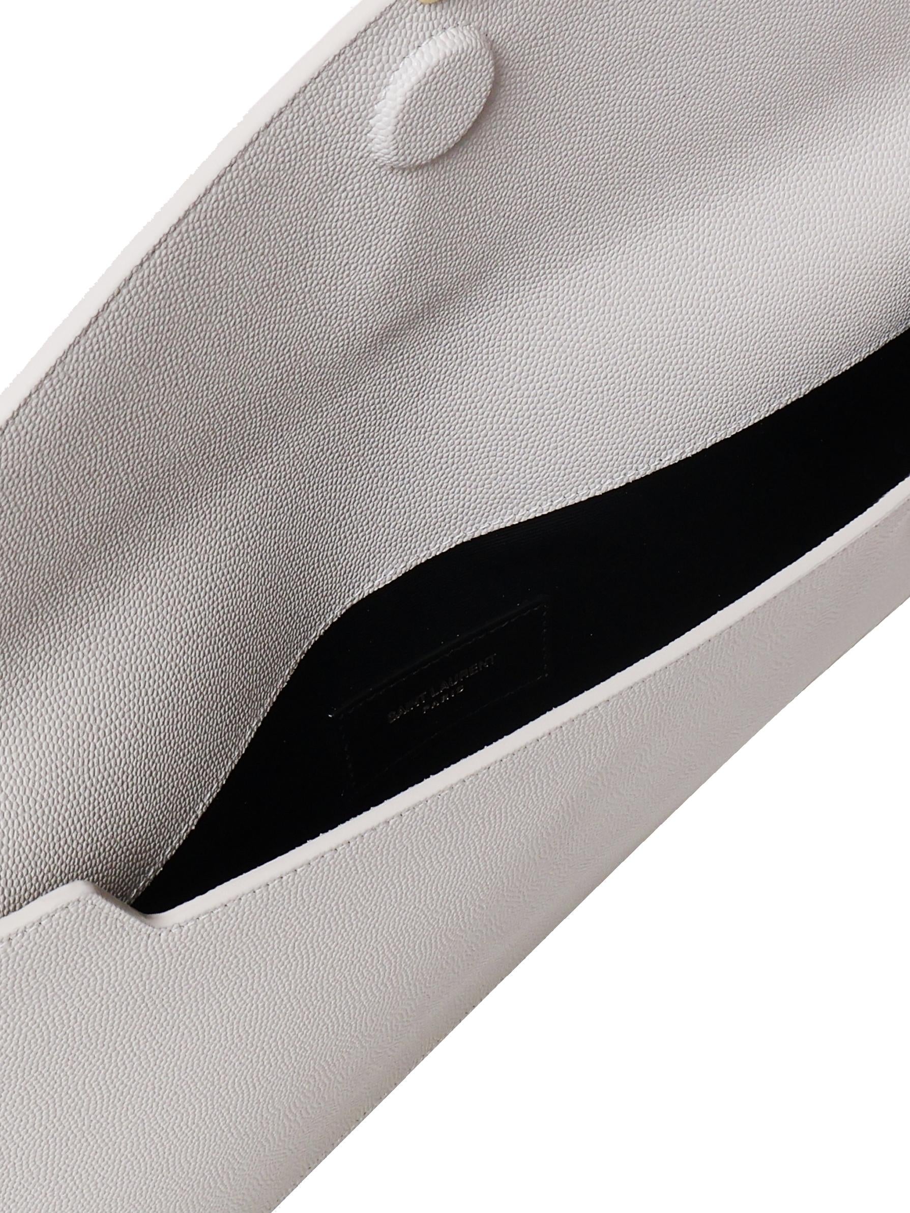 Pochette Uptown in pelle goffrata 565739 1GF0J9207 SAINT LAURENT
