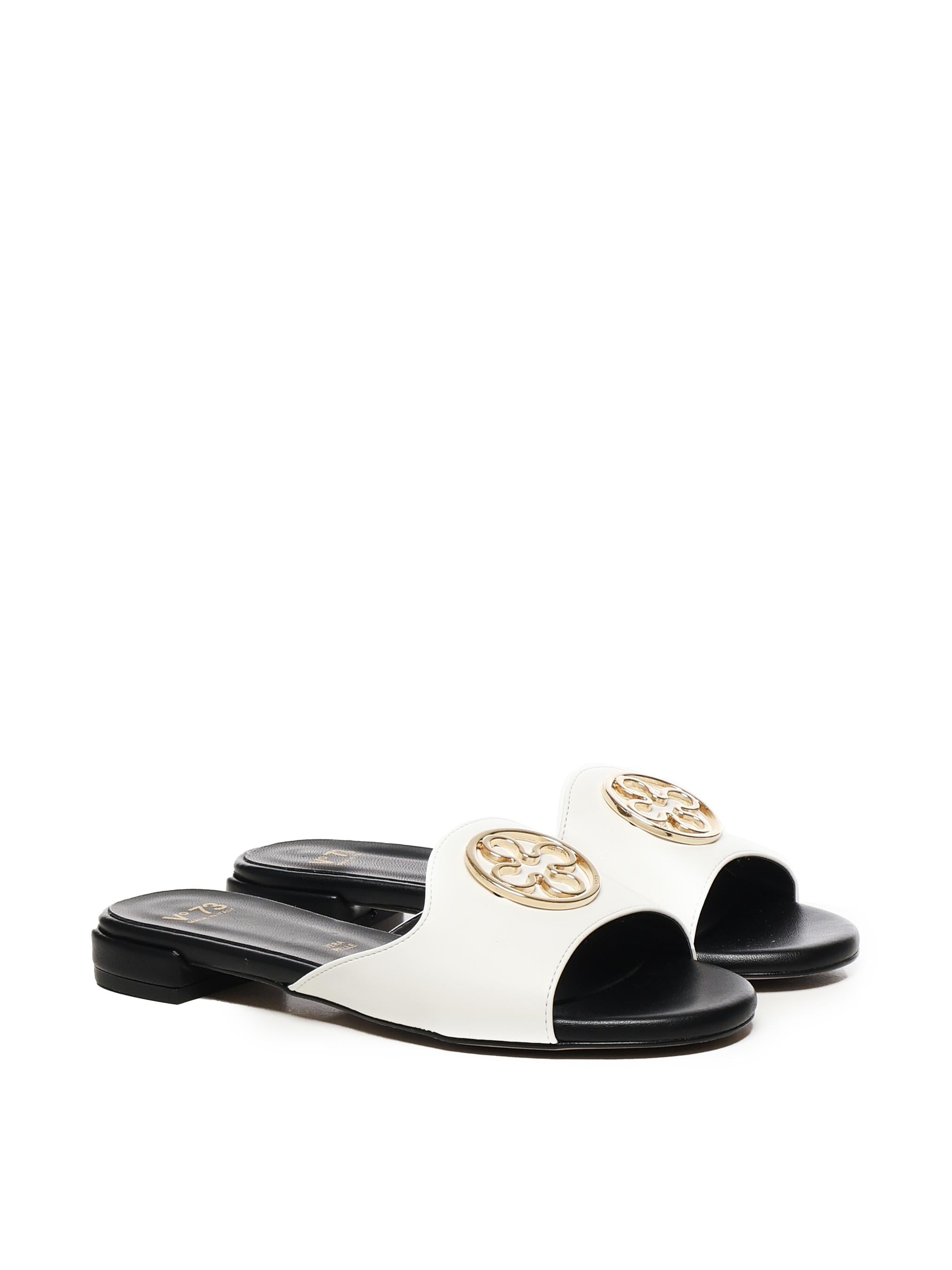 Ciabattine Janette 73SC8VD01 JANETTEOFF WHITE V° 73