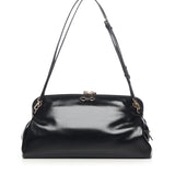 Pochette in pelle con logo 5BF129 2IEOF0002 MIU MIU