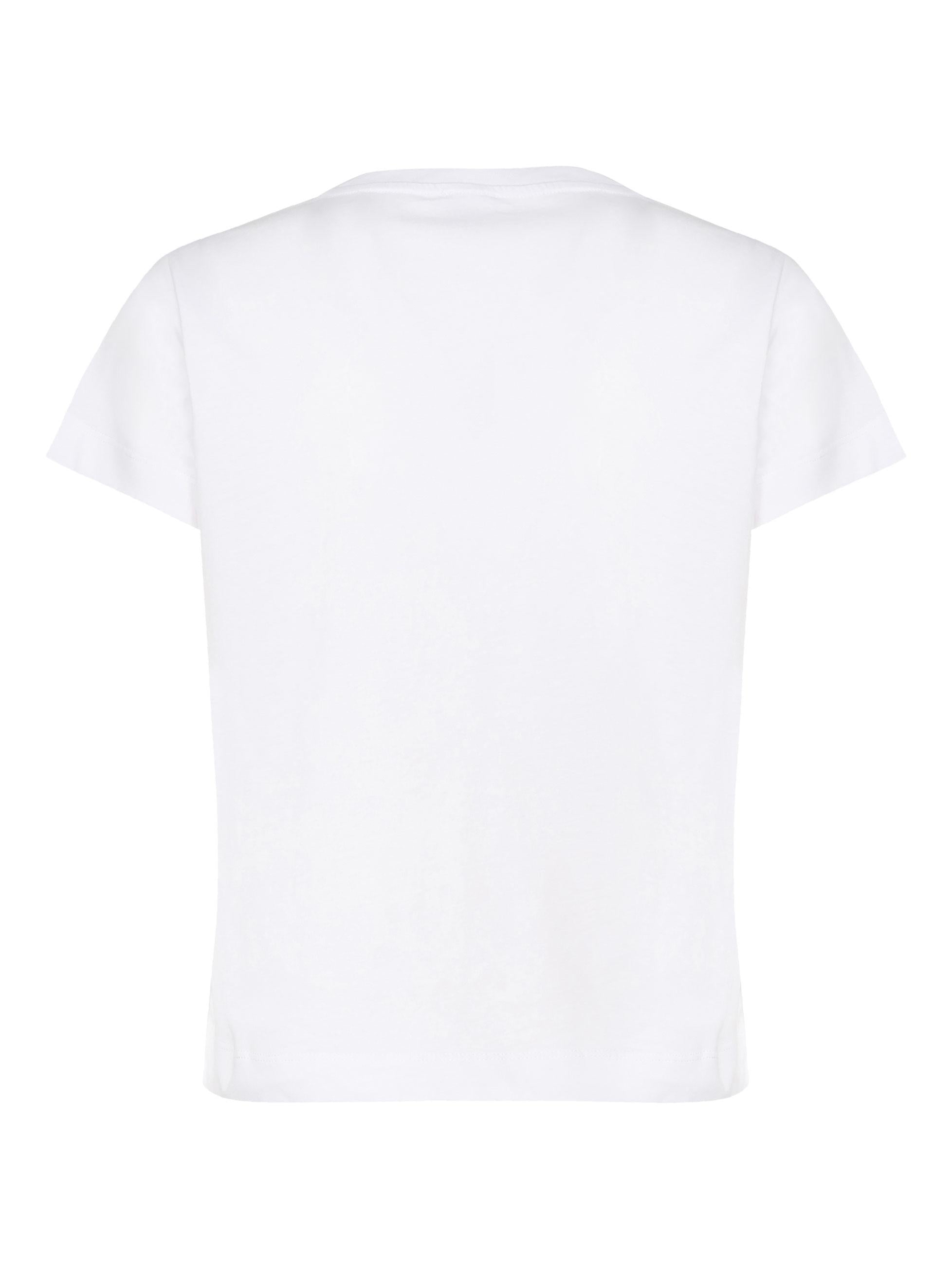 T-shirt mini logo 100373 A228Z04 PINKO