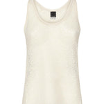 Canotta a rete con paillettes 104710 A2EXC03 PINKO