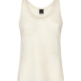 Canotta a rete con paillettes 104710 A2EXC03 PINKO