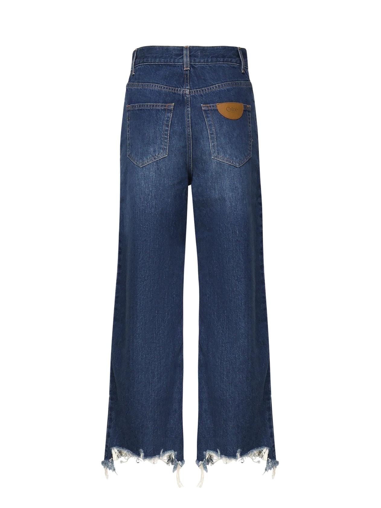 Jeans in denim di cotone CHC24WDP22150 402 CHLOÉ