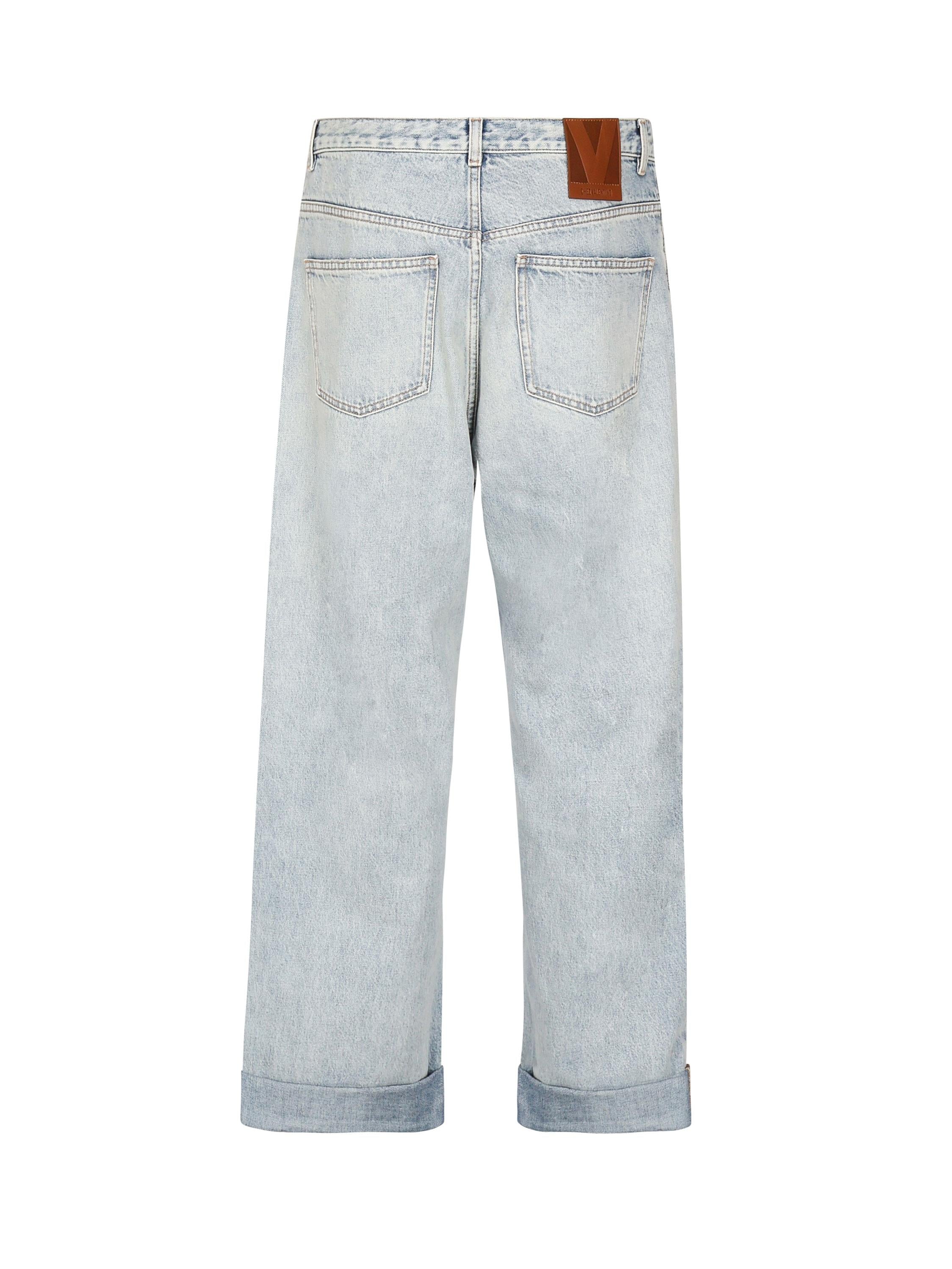 Jeans a gamba ampia 6V3DE04G ARE508 VALENTINO GARAVANI