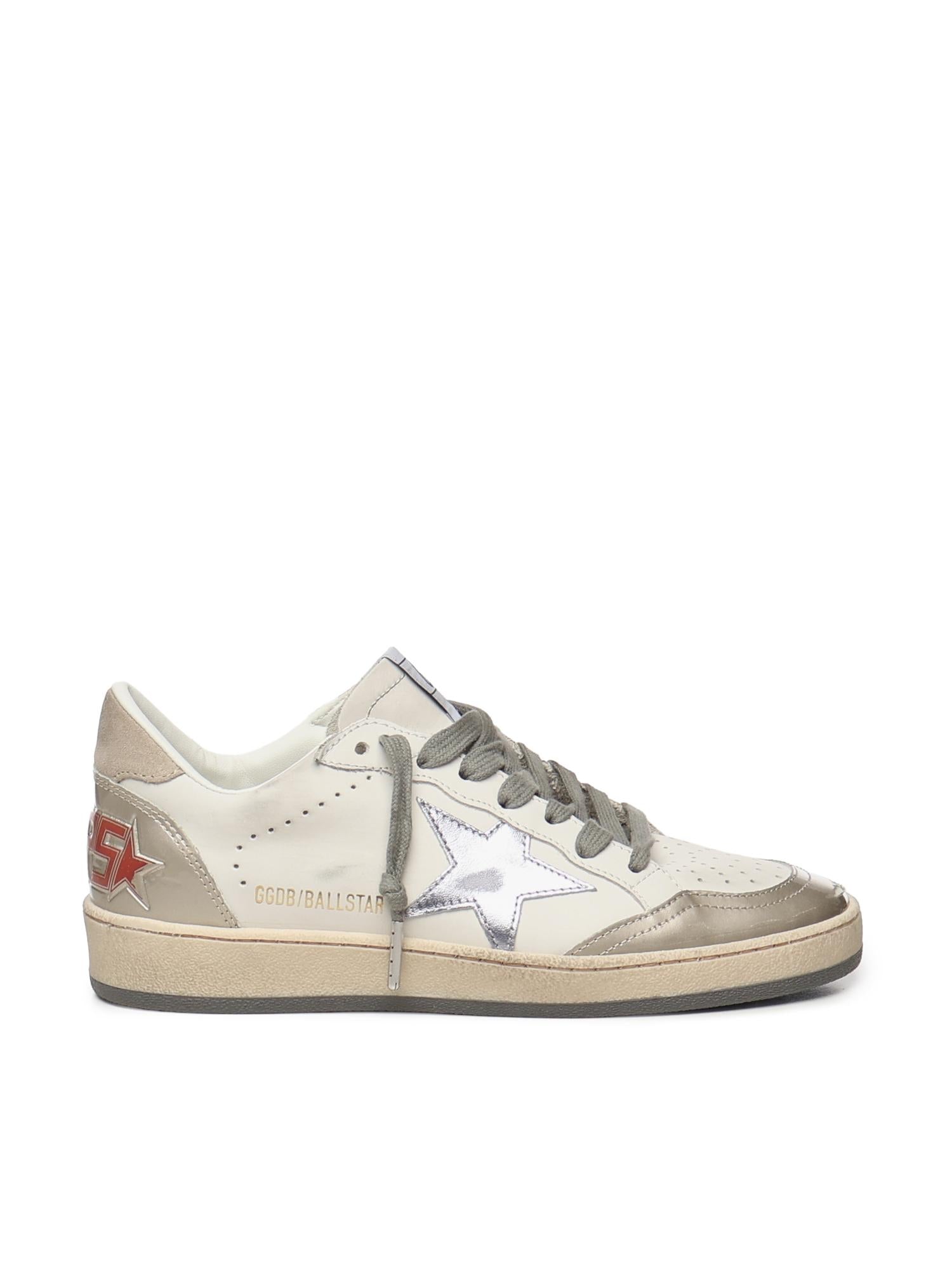 Ball star in nappa stella argento GWF00117 F00747112272 GOLDEN GOOSE