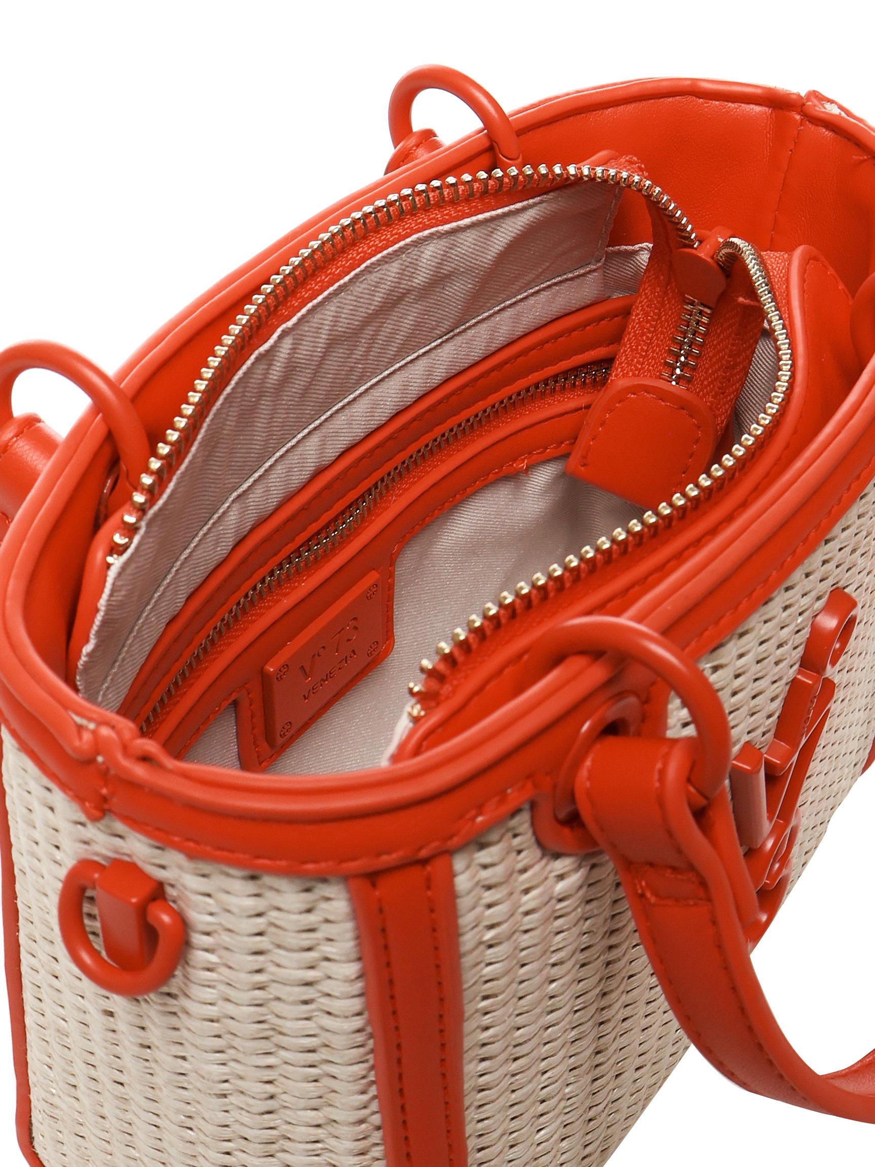 Borsa shopping piccola Summer 73BS90403 SUMMEROFFWH/CORALLO V° 73