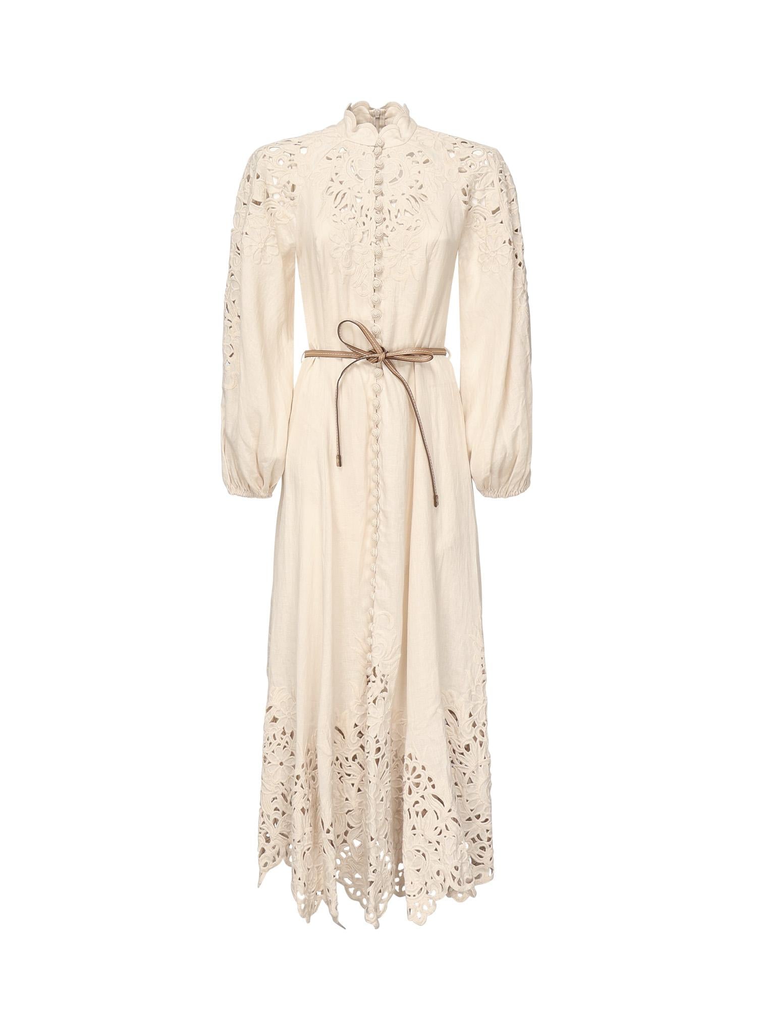 Abito midi Wylie 1743DRS251 CRM ZIMMERMANN