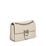 Borsa Love Bag One in pelle chevron 106174 A2JCZ14E PINKO