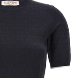 T-shirt elastica aderente 5B3KC58P 8QN671 VALENTINO GARAVANI