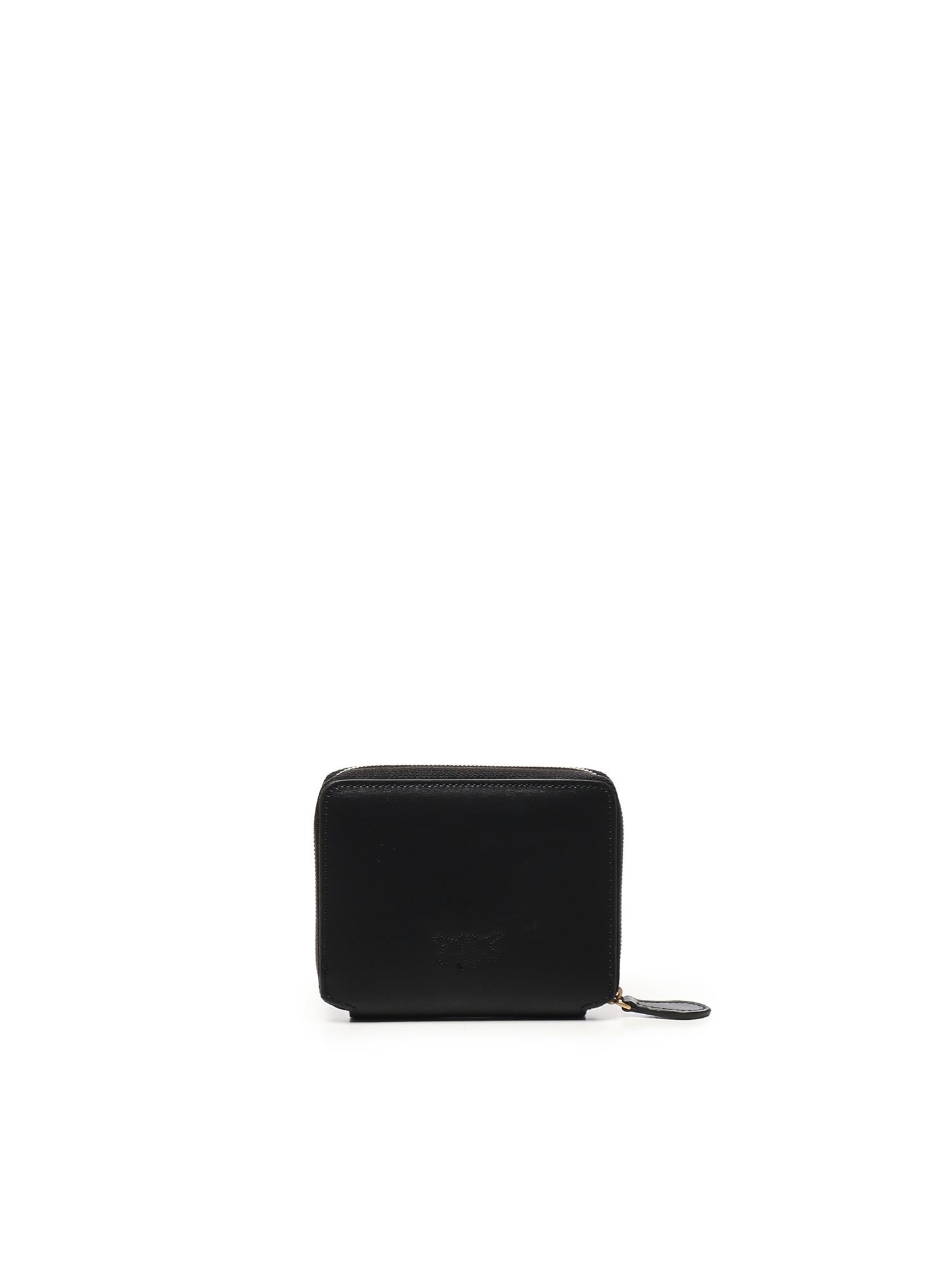 Portafoglio quadrato zip-around 100249 A0F1Z99Q PINKO