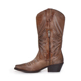 Stivali texani con ricamo DX607 INGRCUOIO METISSE