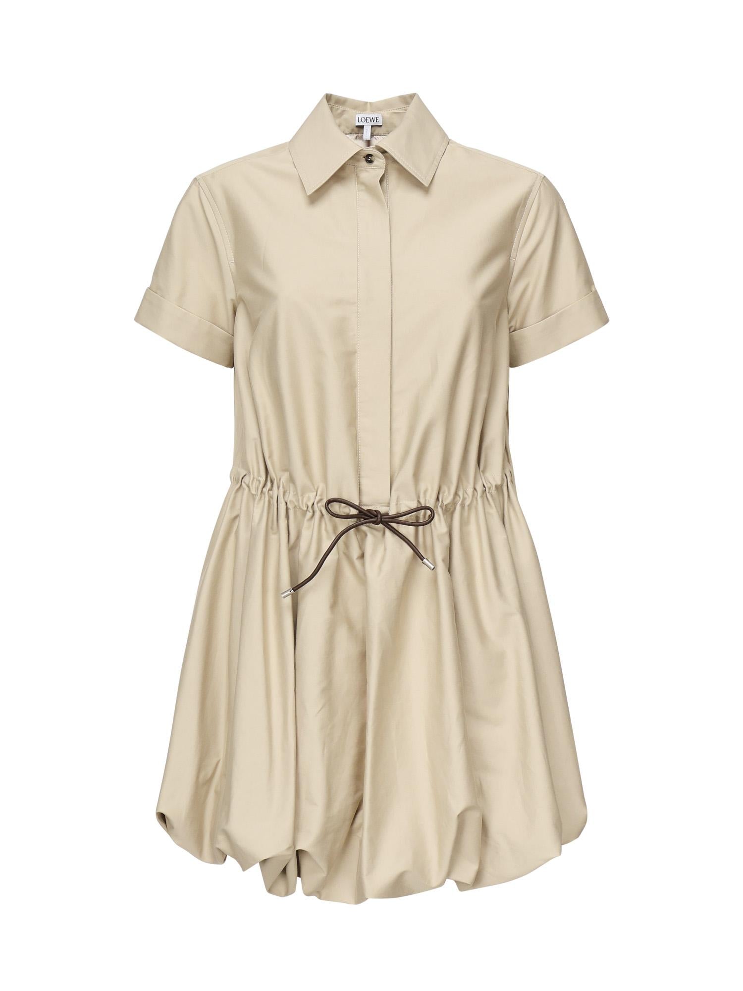 Abito in cotone e seta S359Y09XJF 2140 LOEWE