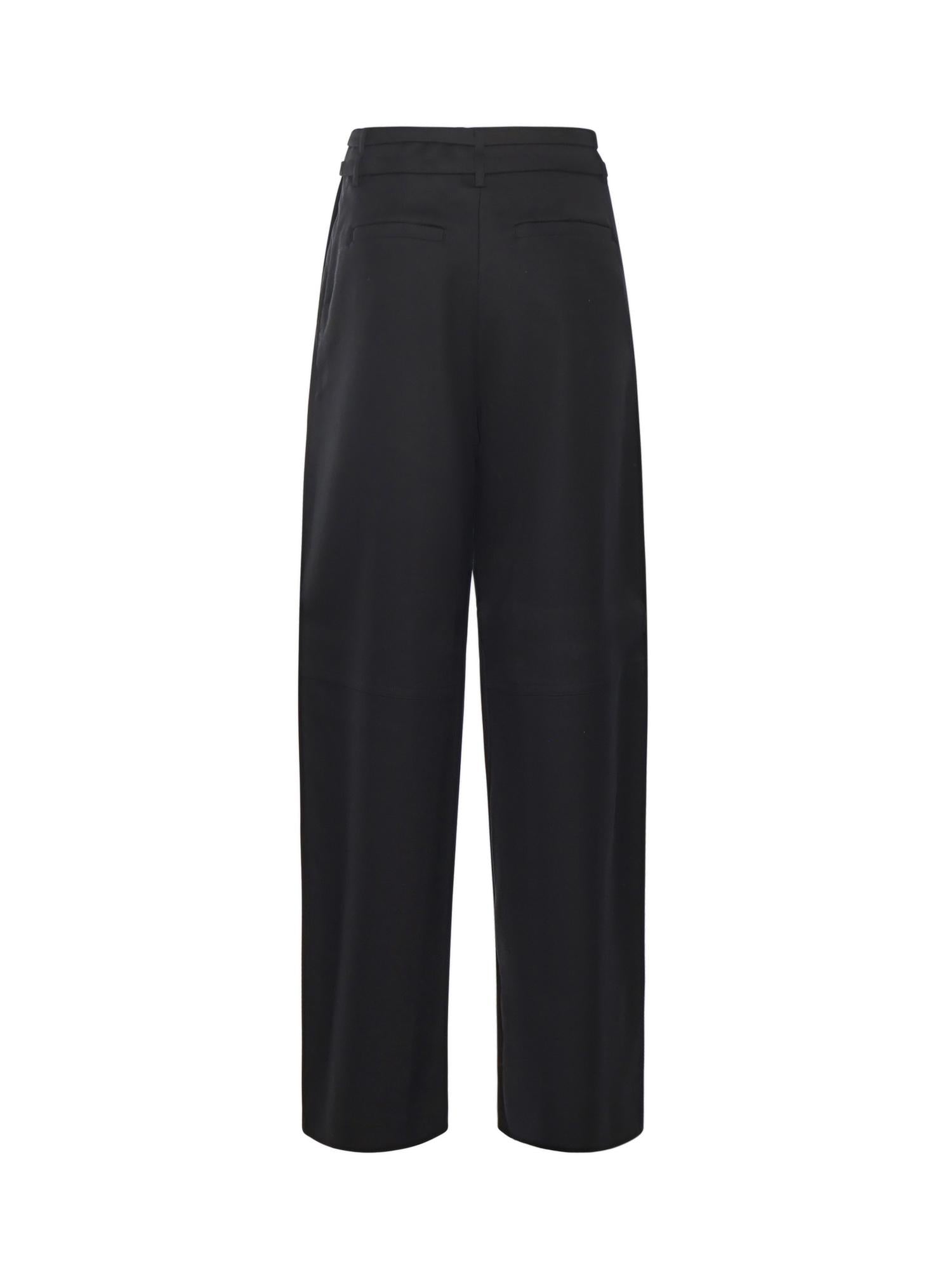 Pantalone dritto con dettaglio in maglia 2522136111600 003 SPORTMAX