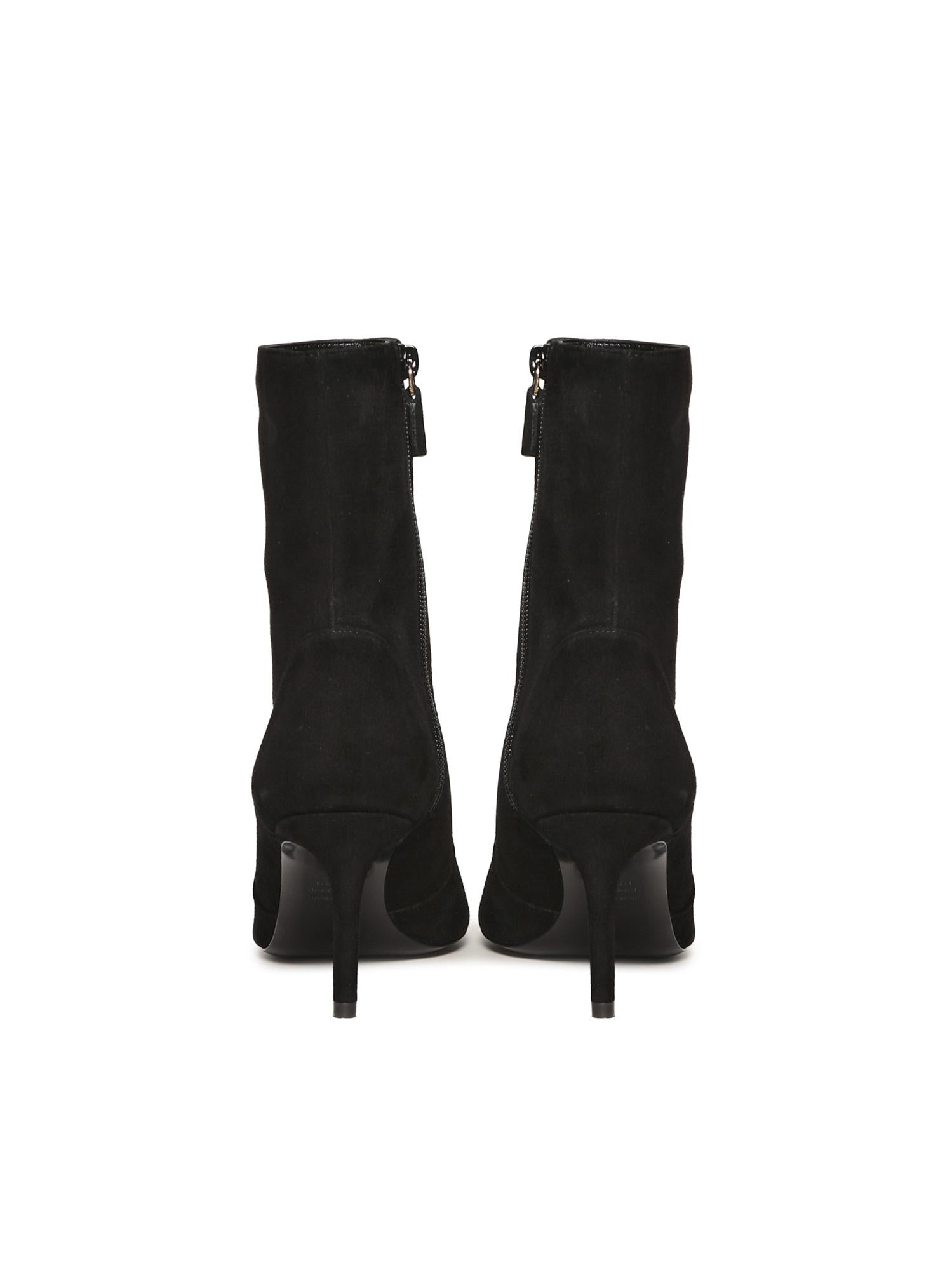 Stivaletto Stuart Power in suede SJ970 BLK STUART WEITZMAN