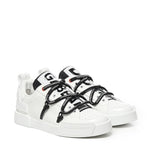 Sneaker Portofino in vitello e vernice CS2328 AJ98689697 DOLCE & GABBANA