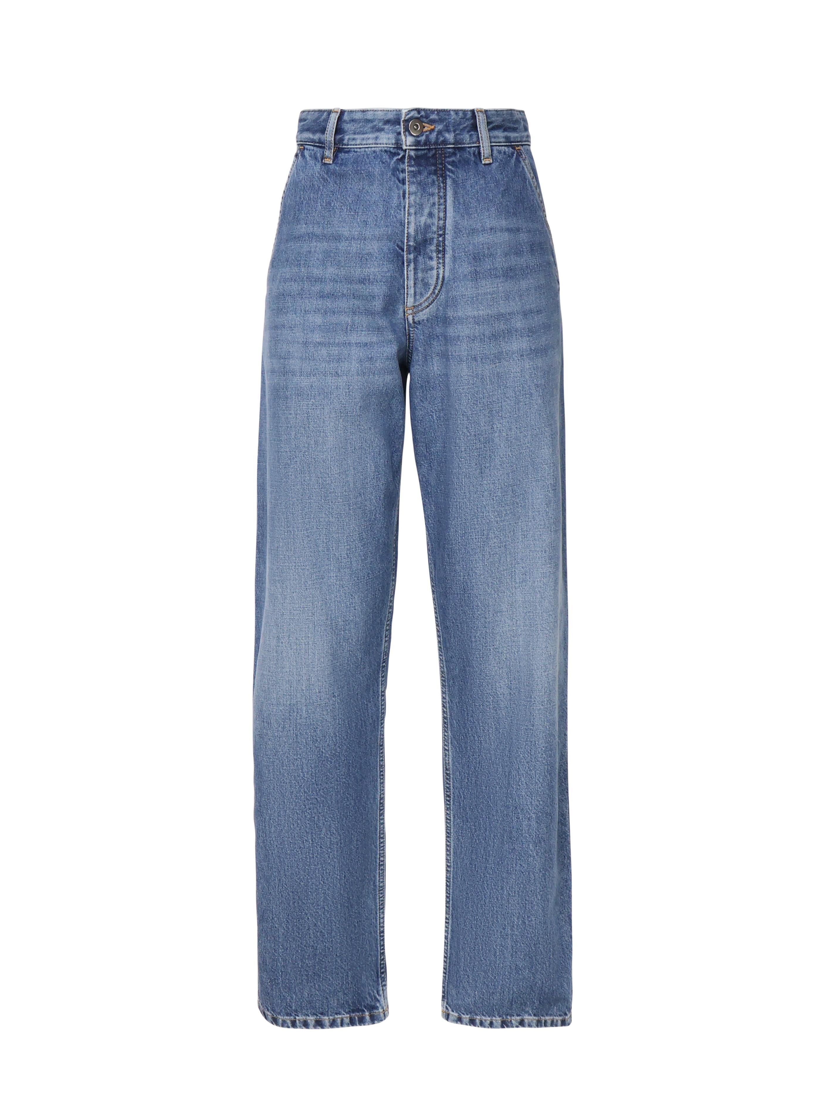 Pantaloni cargo in denim Vintage Indigo 793538 V42W04715 BOTTEGA VENETA