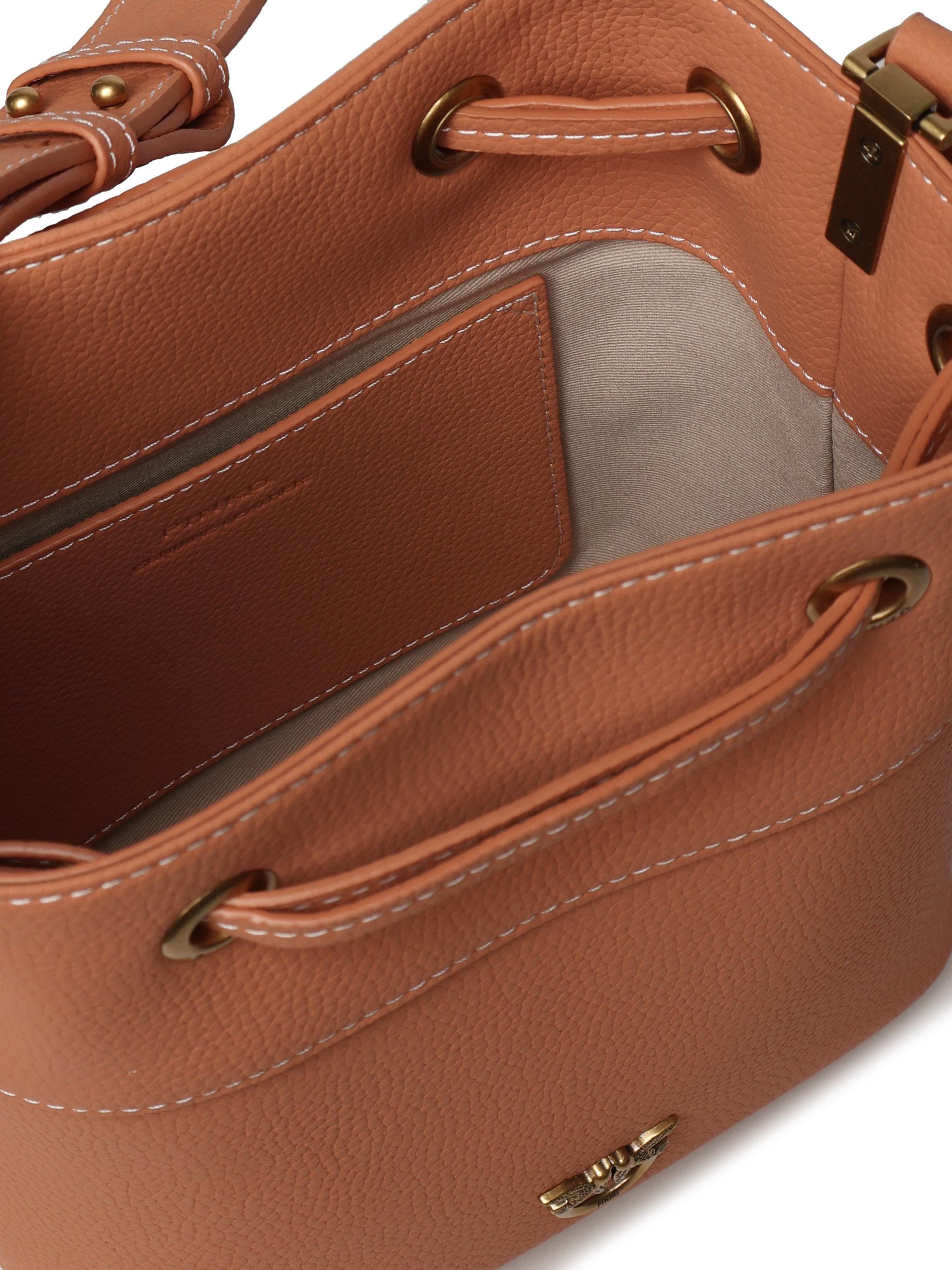 Borsa piccola a secchiello con tracolla 104303 A29QA57Q PINKO