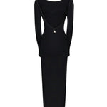 Abito lungo aderente VSKD07010  INSPIRED BY AKEP