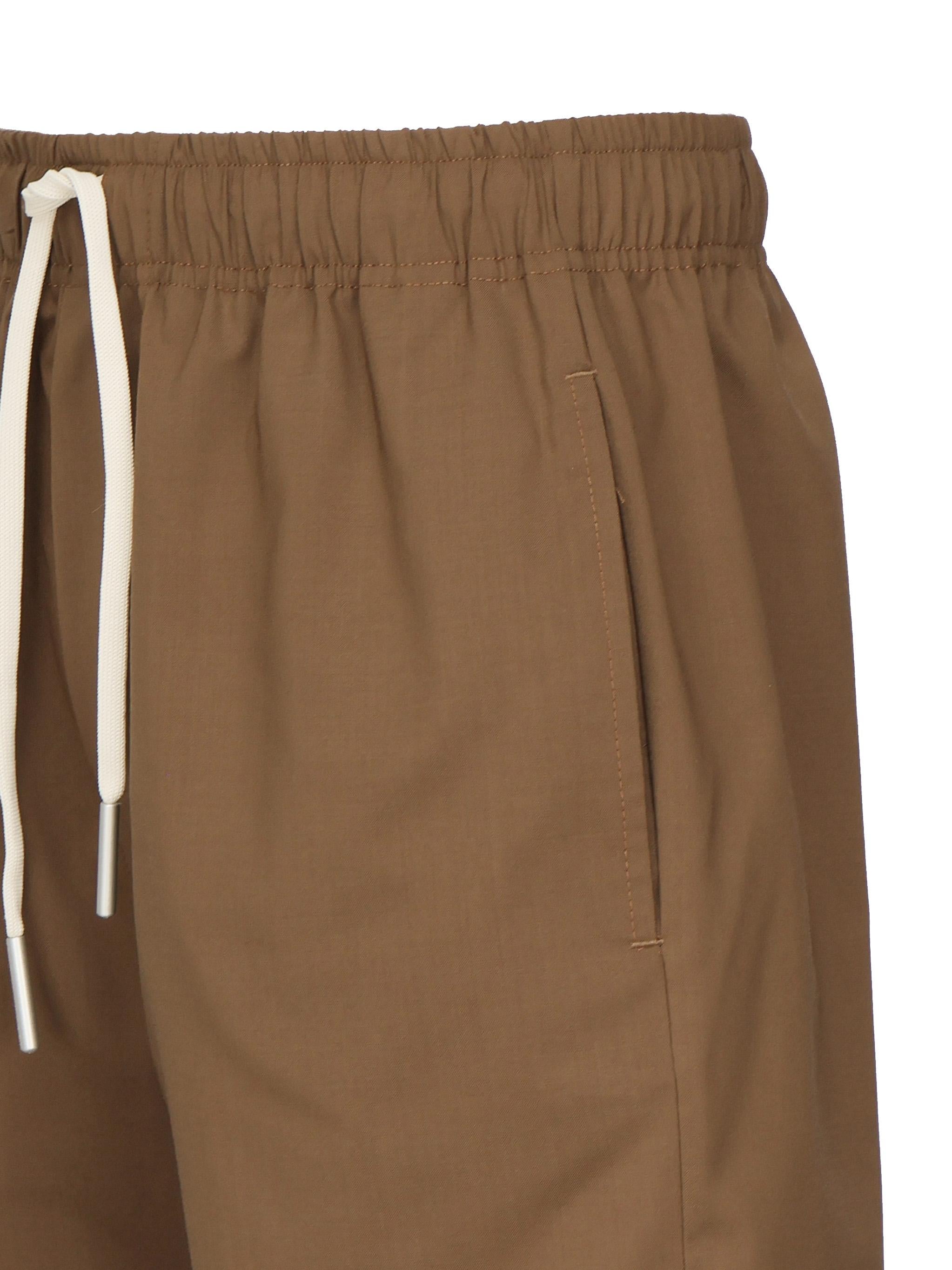 Shorts in misto lino e cotone BYRD -COCCIO GIULIANO GALIANO